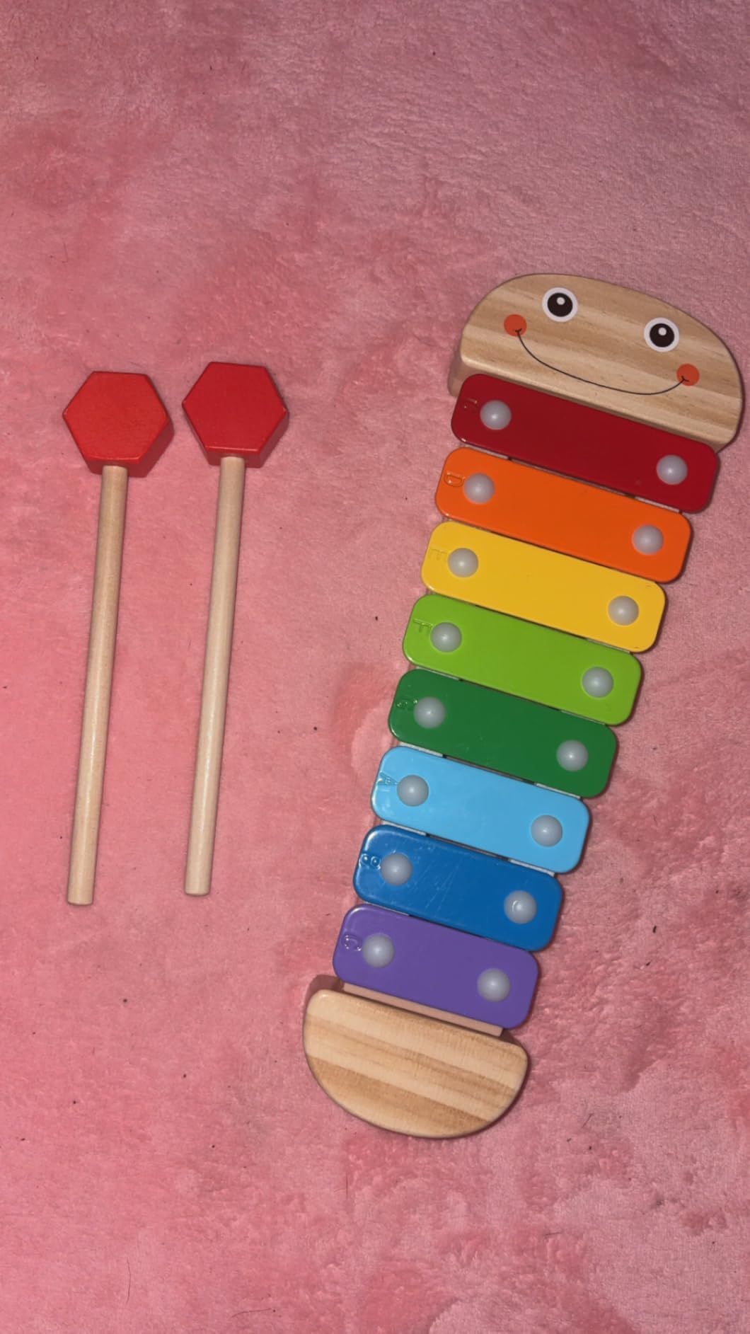 Melissa & Doug Caterpillar Xylophone Musical Toy with Wooden Mallets customer photo 1