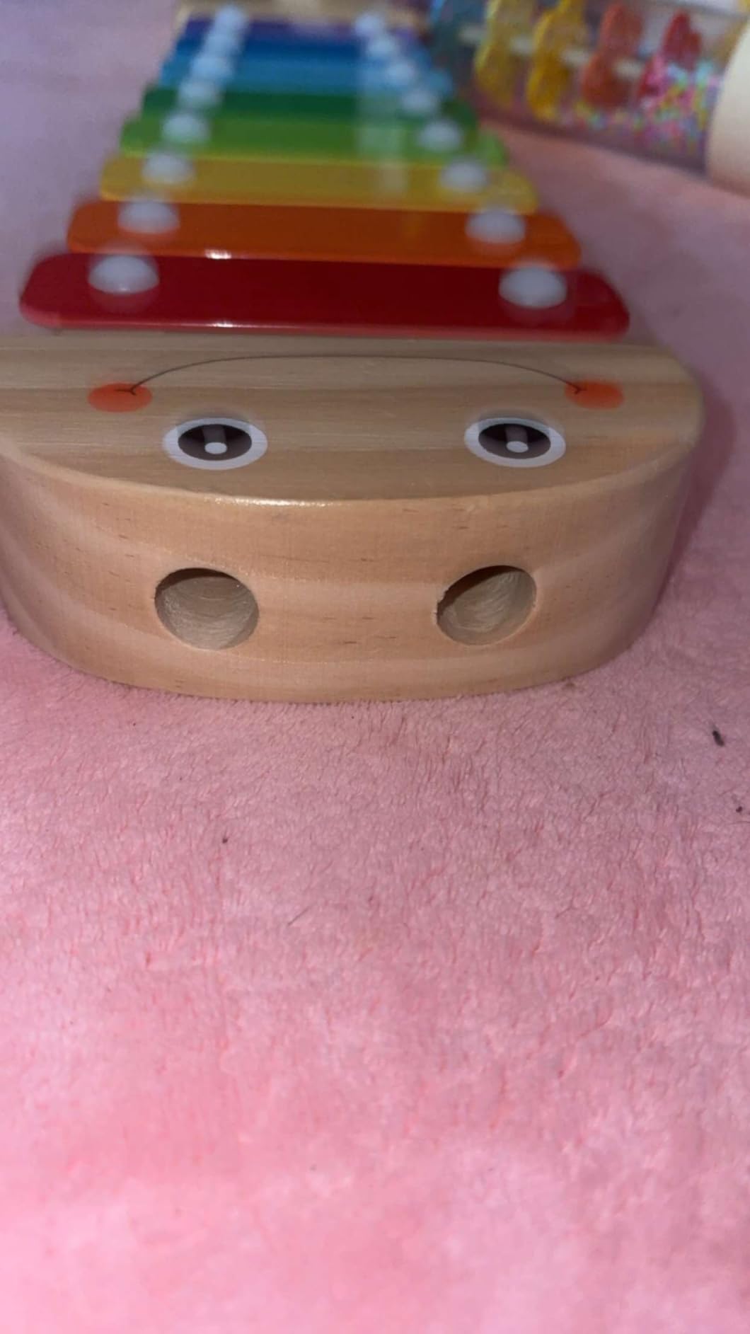 Melissa & Doug Caterpillar Xylophone Musical Toy with Wooden Mallets customer photo 2