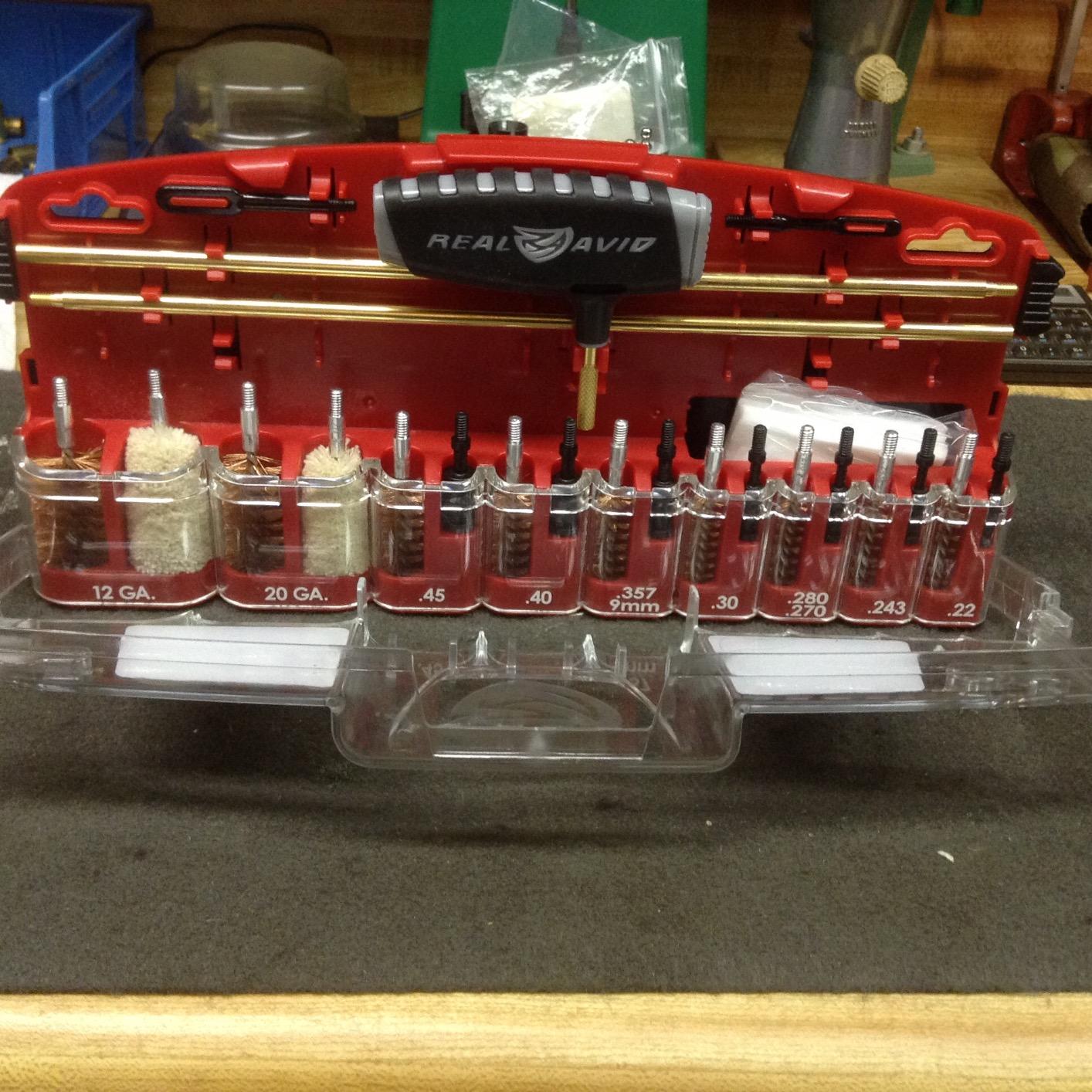 Real Avid Gun Boss Pro Universal - 12 Ga., 20 Ga., .45, .40, .357, .38, 9MM, .30, .280, .270, 7MM, .243, .22 Cal Universal Gun Cleaning Kit customer photo 2