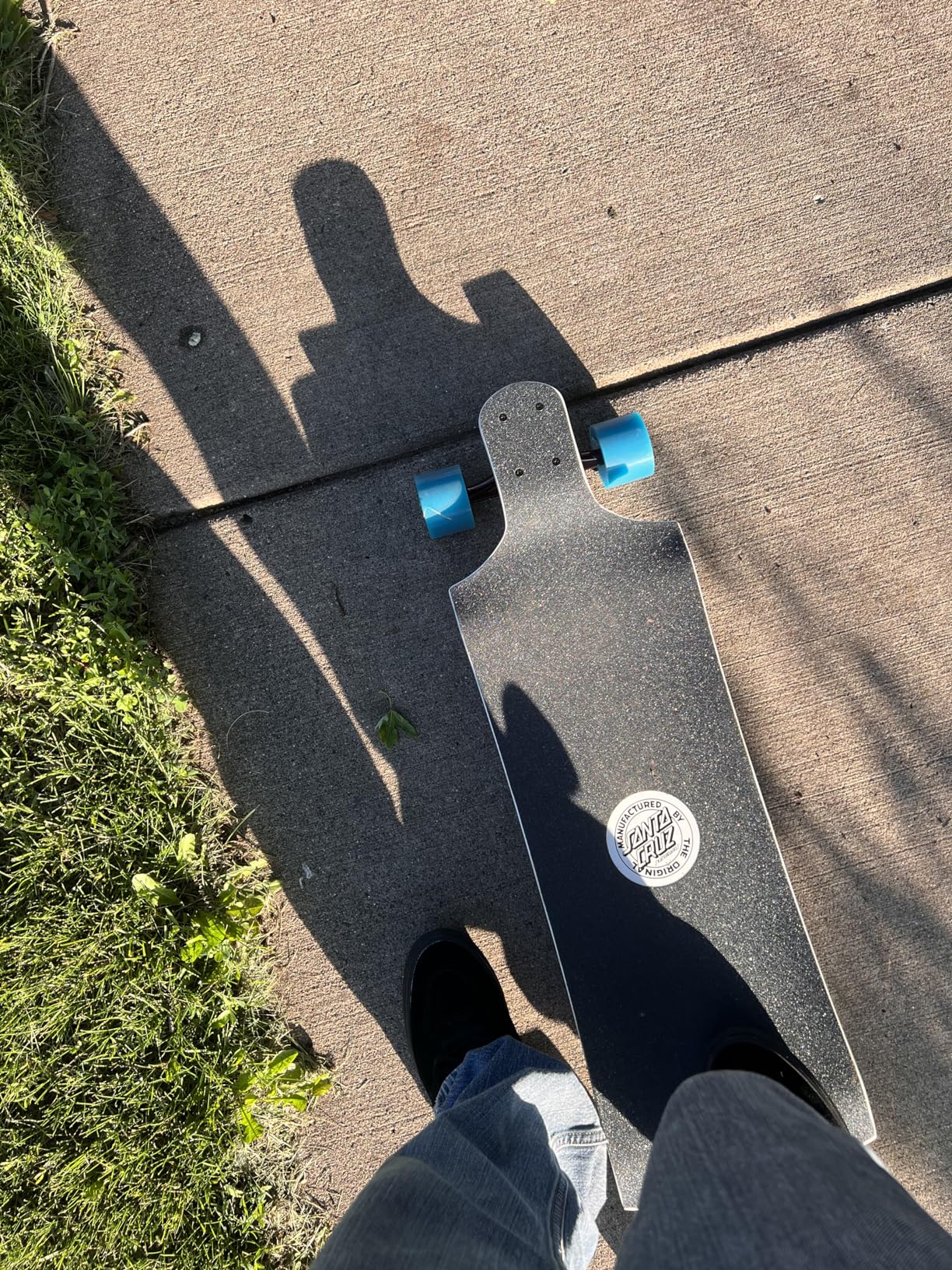 SANTA CRUZ Complete Drop Through Skateboard - Screaming Hand White, 10