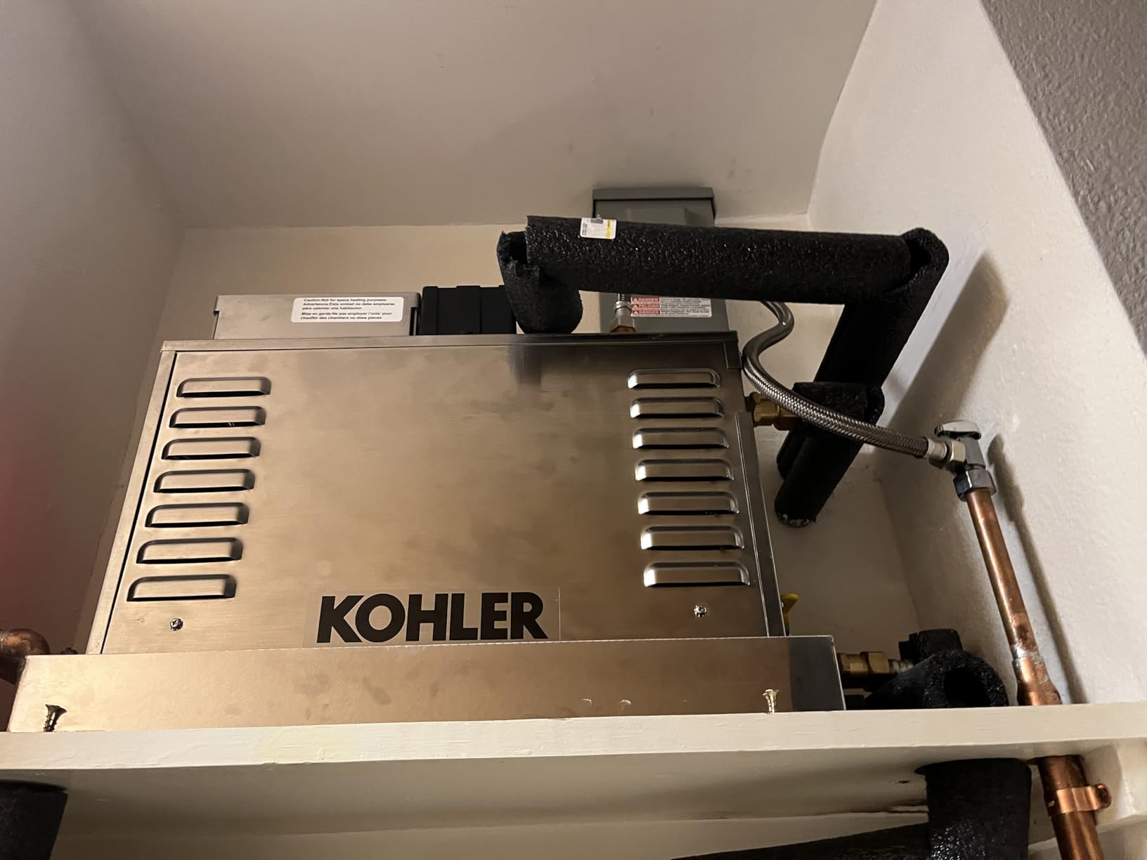 Kohler 5531-NA Invigoration Series 11Kw Steam Generator, Fast-Response And Power Clean Technology customer photo 1