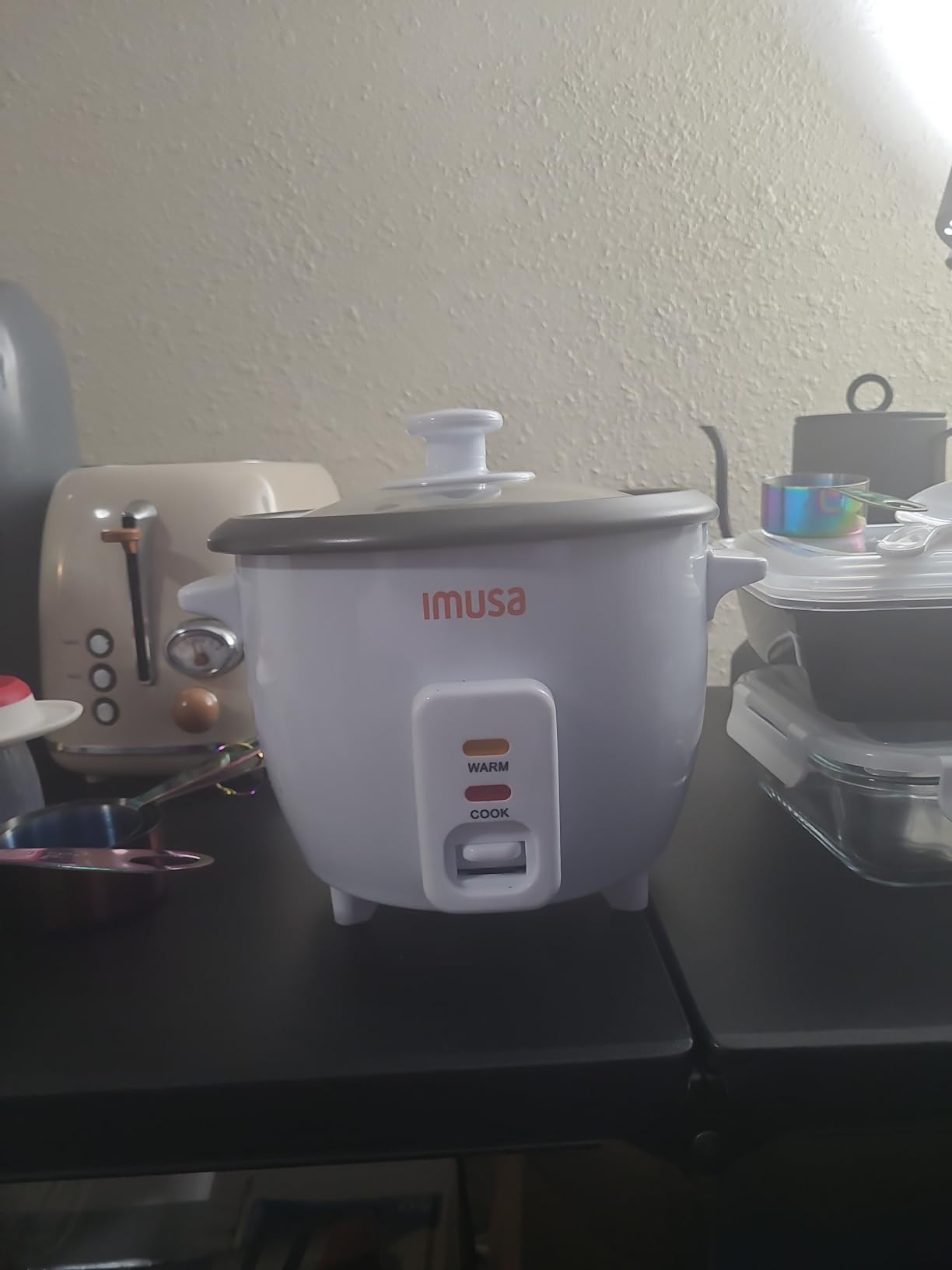 IMUSA 10cup Deluxe Stainless Steel Electric Rice Cooker with Steam Tray customer photo 2