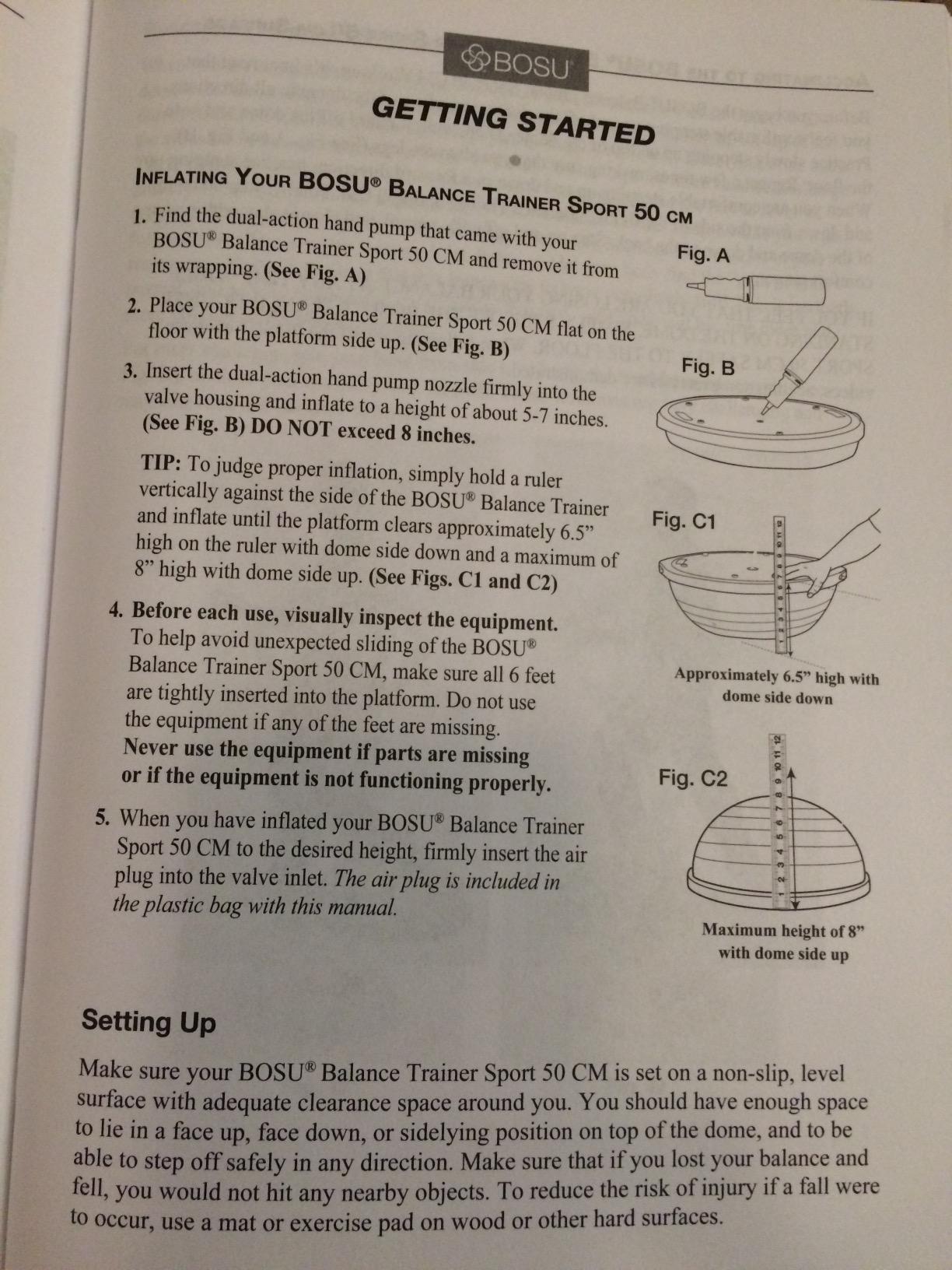 Bosu Sport Balance Trainer customer photo 1