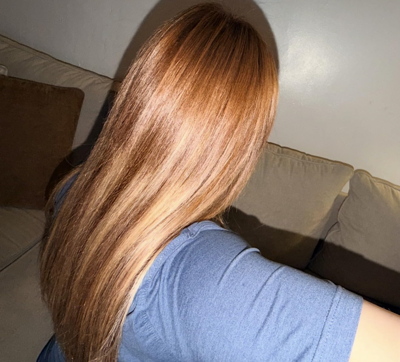 Full Shine Clip in Hair Extensions Human Hair Clip in Extensions Triple Weft Brazilian Hair Clip ins Dark Brown Hair Extensions Real Human Hair Clip ins Full Head 7 Pcs 18 Inch 120g customer photo 1