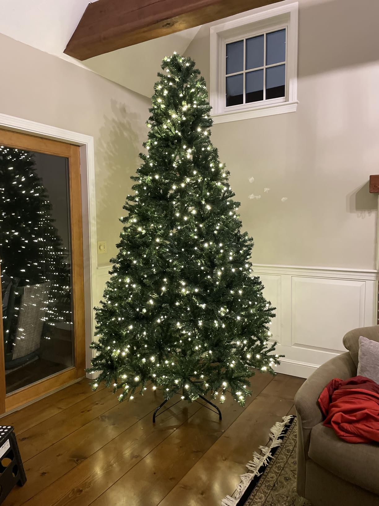Best Choice Products Artificial Christmas Tree, 7.5ft Premium Pre-Lit Realistic Spruce Holiday Décor w/Dense Branches, Metal Base - Green Spruce customer photo 1