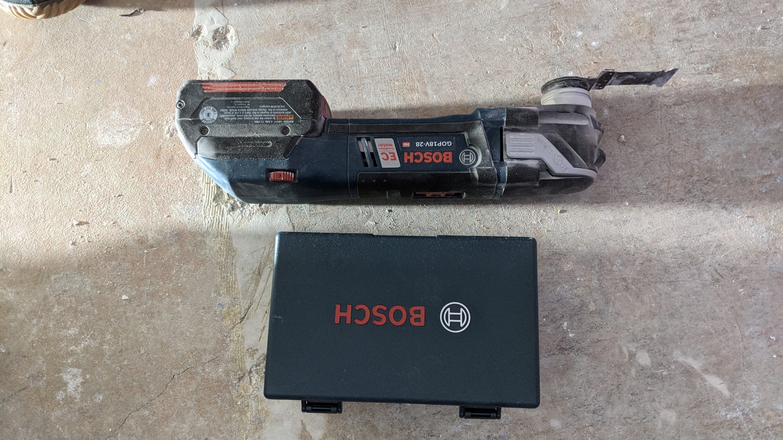 BOSCH GOP18V-28N 18V EC Brushless Oscillating Multi-Tool - Versatile, Compact Design with Enhanced Power With StarlockPlus For Quick-Change Technology (Bare Tool) customer photo 2