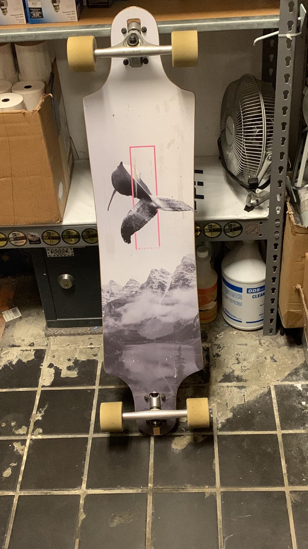 MINORITY Downhill Maple Longboard Skateboard | 40-inch Drop Trough Deck | Made for Cruising Ride customer photo 2