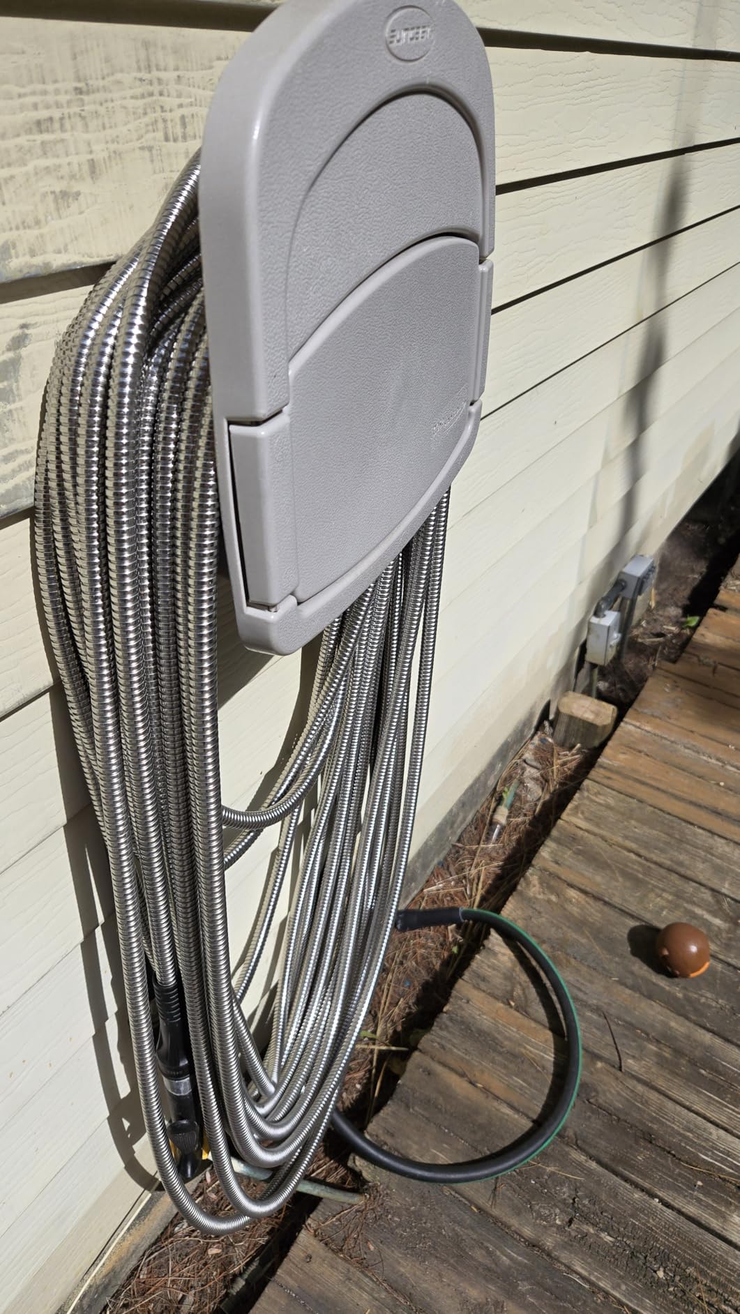 BIONIC STEEL 75 Ft Garden Hose 304 Stainless Steel, 75 Ft Water Hose, Super Tough & Flexible Metal Hose, Lightweight, Crush Resistant Fittings, Kink & Tangle Free, Rust Proof, Easy to Use & Store customer photo 2