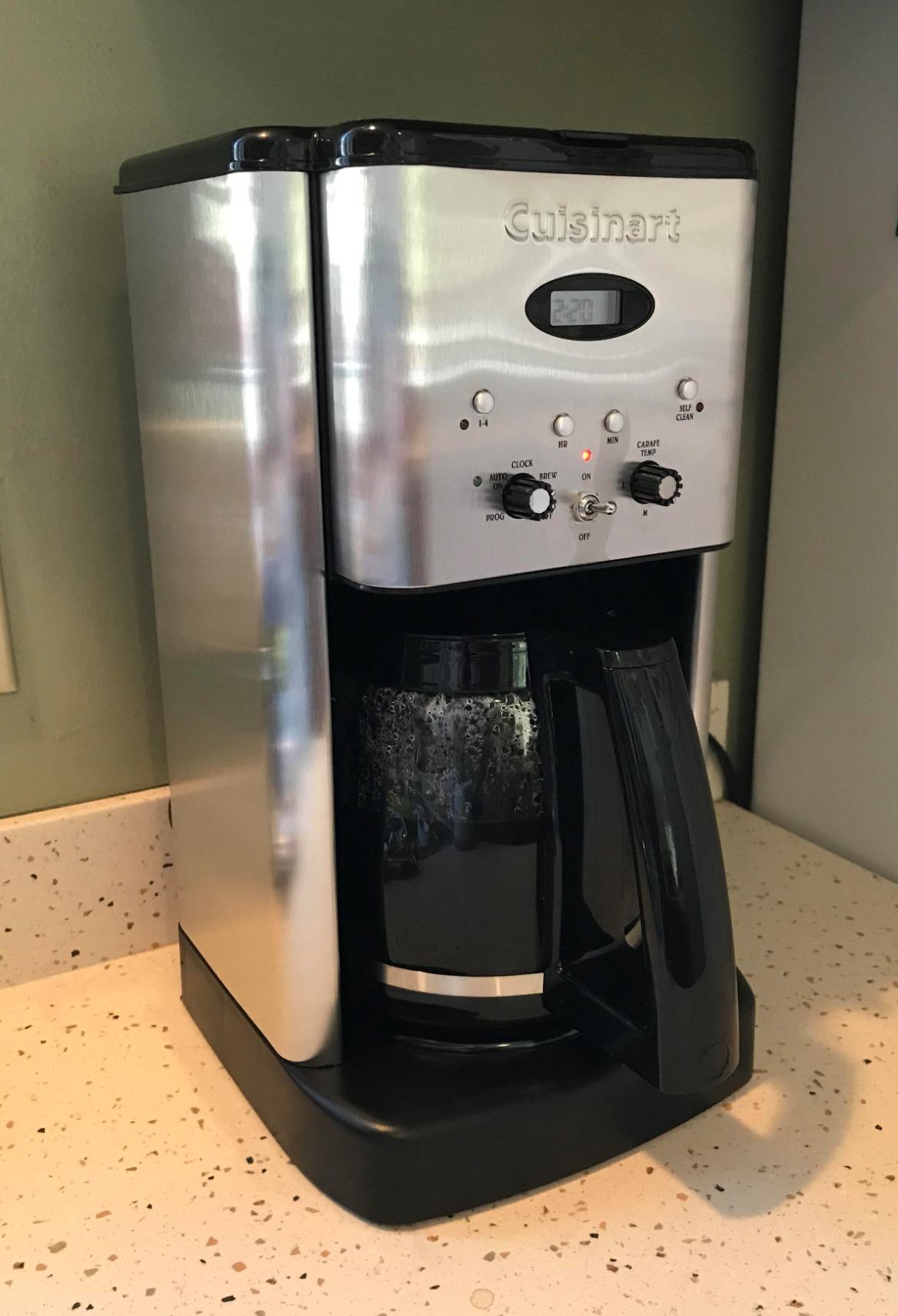 Cuisinart 12 Cup Brew Central Maker Coffee Maker, Black Stainless Steel, DCC-1200BKSNAS customer photo 2