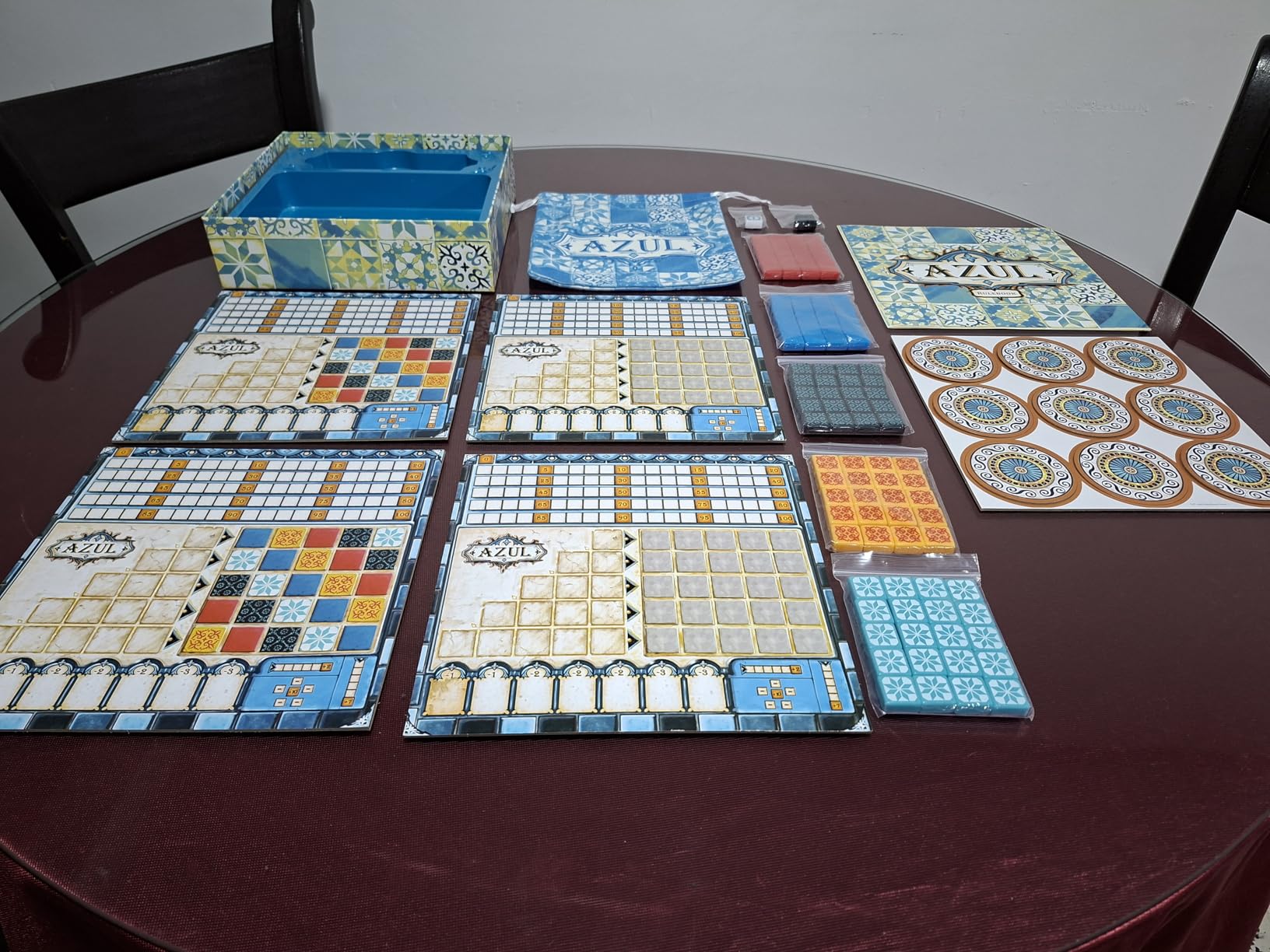 Azul Board Game - Award-Winning Tile-Placement Strategy with Beautiful Mosaic Art for Adults & Families, 2-4 Players Ages 8+, 30-45 Minute Playtime customer photo 2