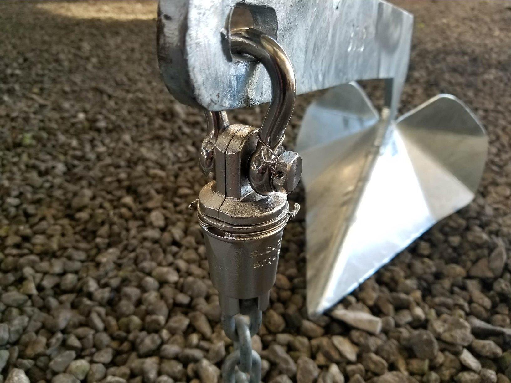 MarineNow Hot-Dipped Galvanized Delta Style Boat Anchor | High Holding Power | Self-Righting Plow Design | Corrosion Resistant | 5 kg to 50 kg (11 lb to 110 lb) customer photo 1