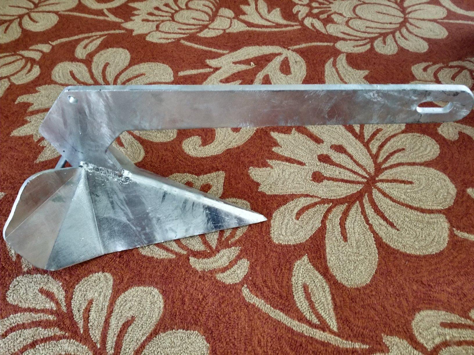 MarineNow Hot-Dipped Galvanized Delta Style Boat Anchor | High Holding Power | Self-Righting Plow Design | Corrosion Resistant | 5 kg to 50 kg (11 lb to 110 lb) customer photo 2