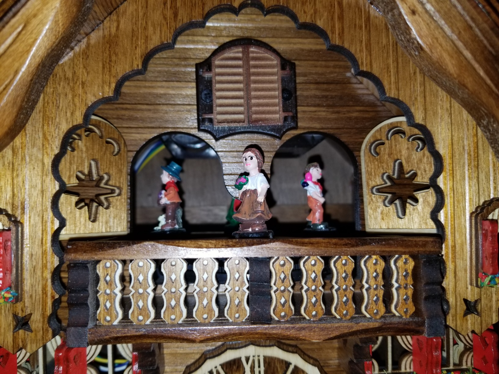Cuckoo-Palace Large German Cuckoo Clock - The Seesaw Mill Chalet with Quartz Movement with Moving Seesaw - Black Forest Clock customer photo 1