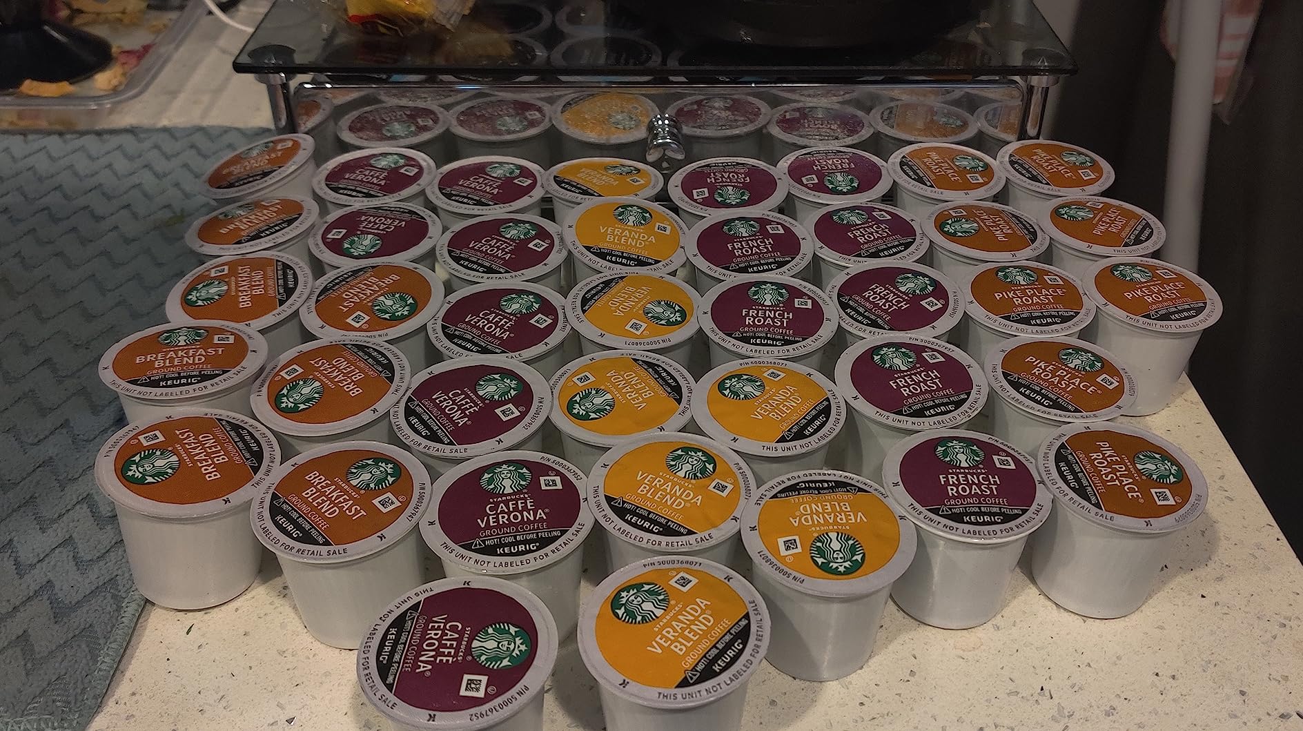 K-Cup Coffee Pods, Starbucks Blonde, Medium and Dark Roast Hot or Iced Coffee, Variety Pack, 40 Keurig Pods customer photo 1