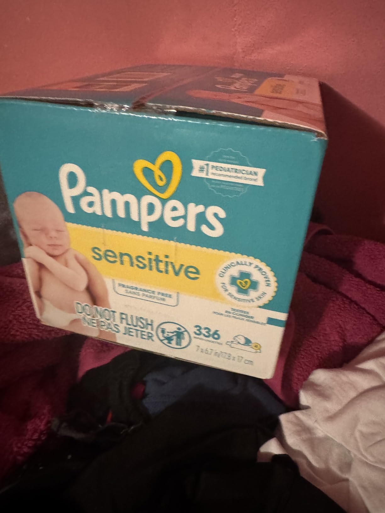 Pampers Swaddlers Disposable Baby Diapers Size 1, One Month Supply (198 Count) with Sensitive Water Based Baby Wipes 6X Pop-Top Packs (336 Count) customer photo 1