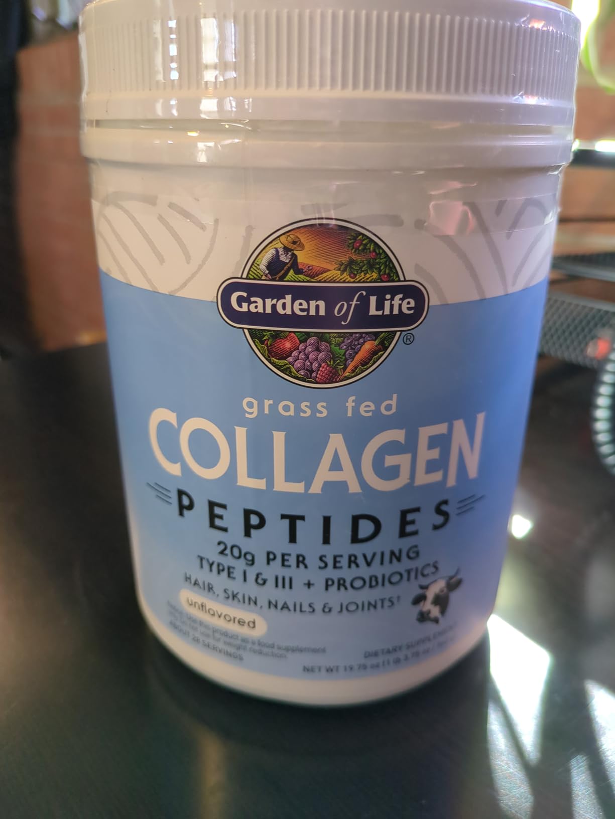 Garden of Life Grass Fed Collagen Peptides Powder Unflavored Collagen Powder for Hair Skin Nails Joints, Hydrolyzed Collagen Protein Supplements, Collagen for Women & Men, 28 Servings customer photo 2