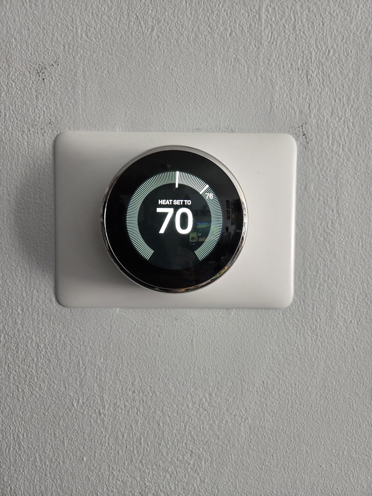 Google Nest Learning Thermostat - Smart Wi-Fi Thermostat - Polished Steel (3rd Generation) customer photo 1