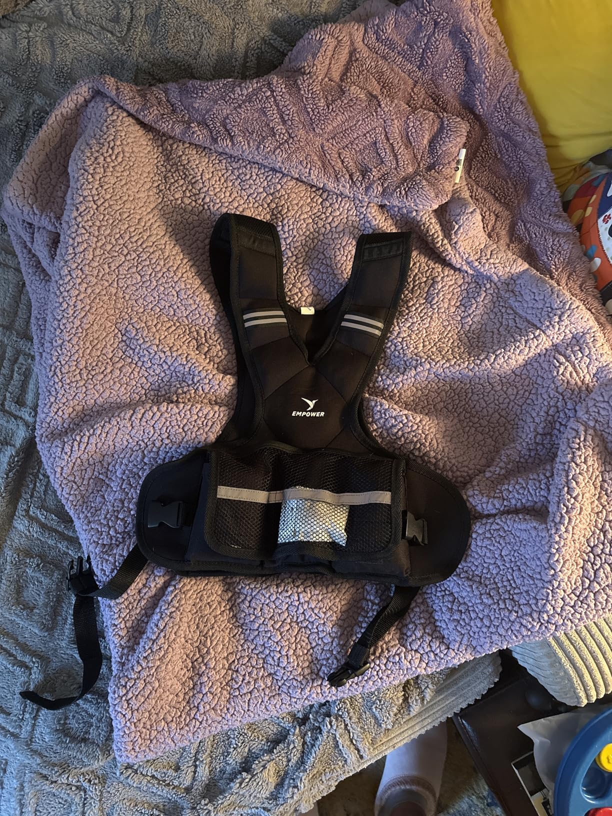 EMPOWER Weighted Vest for Women with Reflective Strips - Fixed 8lbs, Adjustable 4-10lbs (4 in 1) or Adjustable 10-16lbs (4 in 1), Strengthen Muscles, Boost Bone Health, and Burn More Calories for Workout - Rucking Vest customer photo 1