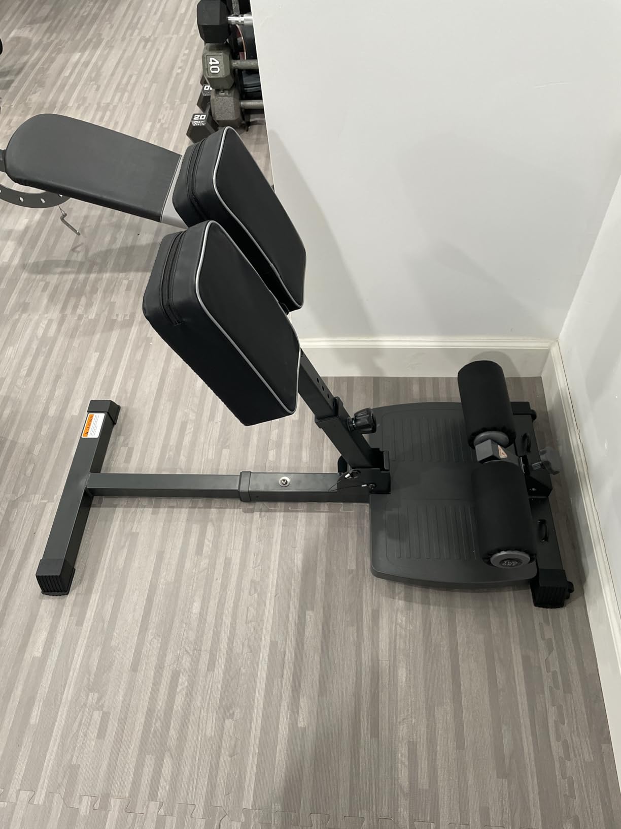leikefitness Sissy Squat Machine, Deluxe Multi-Function Deep Sissy Squat Bench Workout Station, Leg Exercise Machine for Home Gym customer photo 1