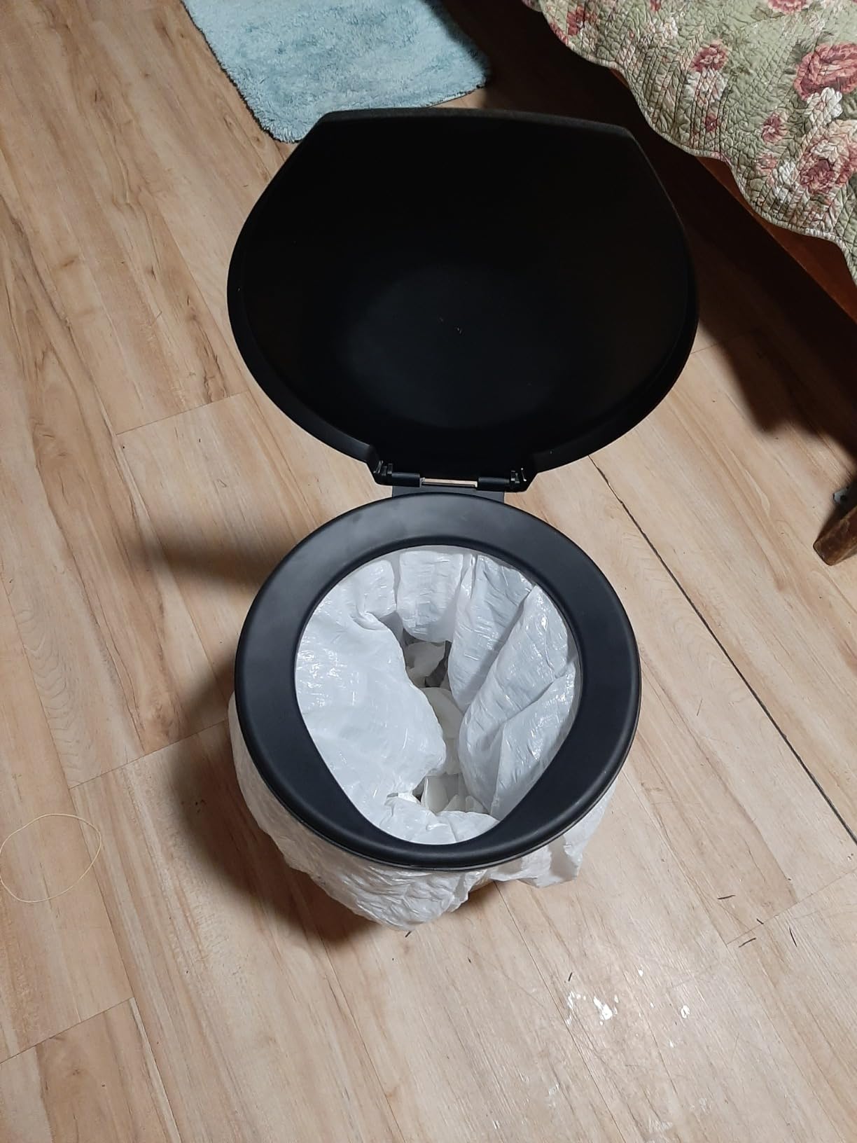 Portable Emergency Toilet Seat for 5 Gallon Buckets Outdoor Camping Snap on Luggable Loo Toilet Cover for Adults and Kids customer photo 2