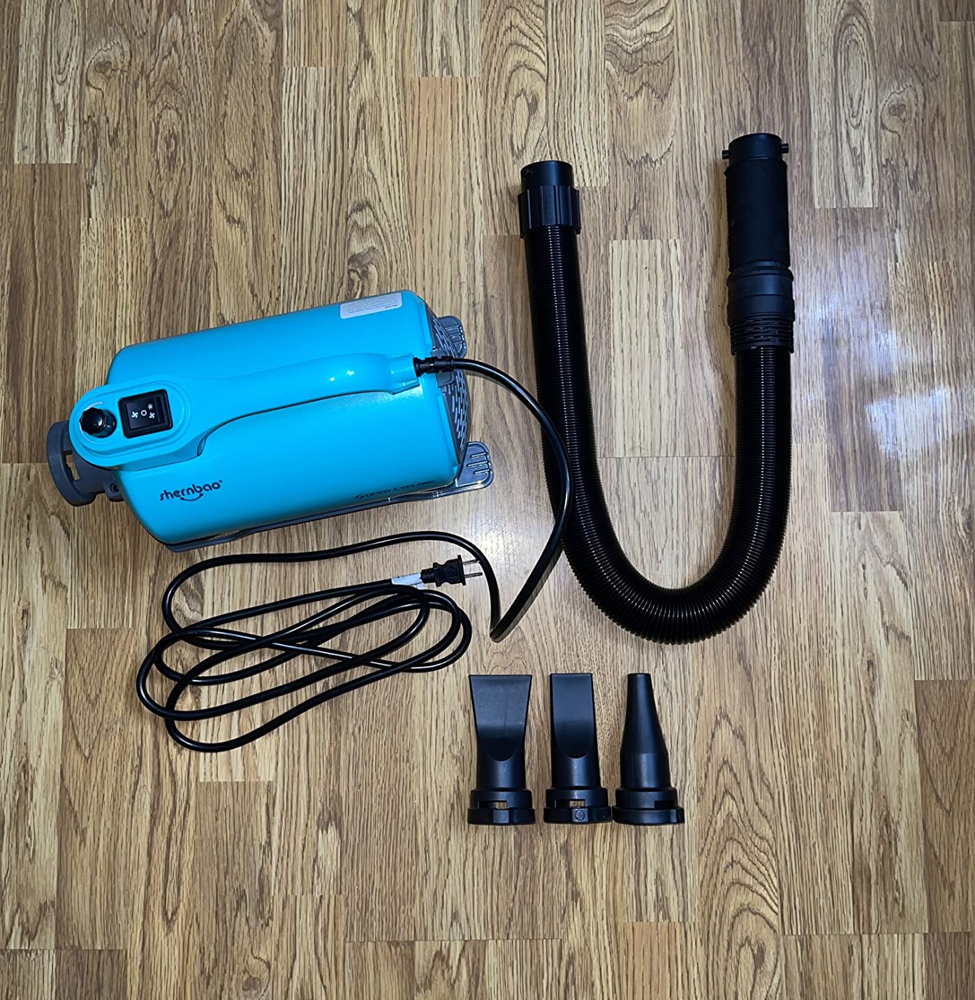 High Velocity Professional Dog Pet Grooming Hair Drying Force Dryer Blower 5.0HP (Super Cyclone) SHD-2600P (Purple) customer photo 1