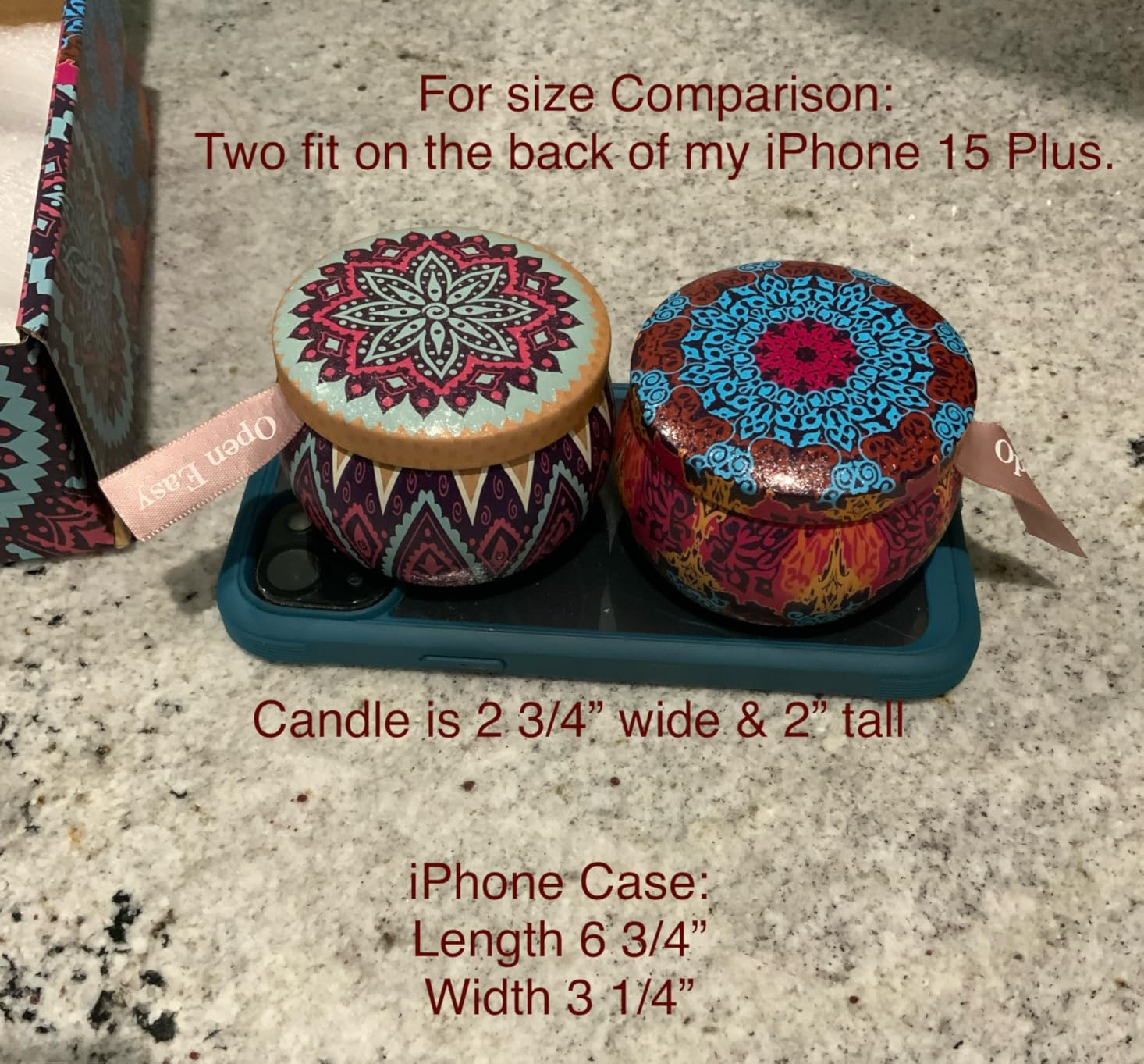 Candles Gift Set for Women, 4 Pack Scented Candles with 8% Essential Oils, 120H Long Lasting Aromatherapy Candles for Home Relaxation customer photo 1