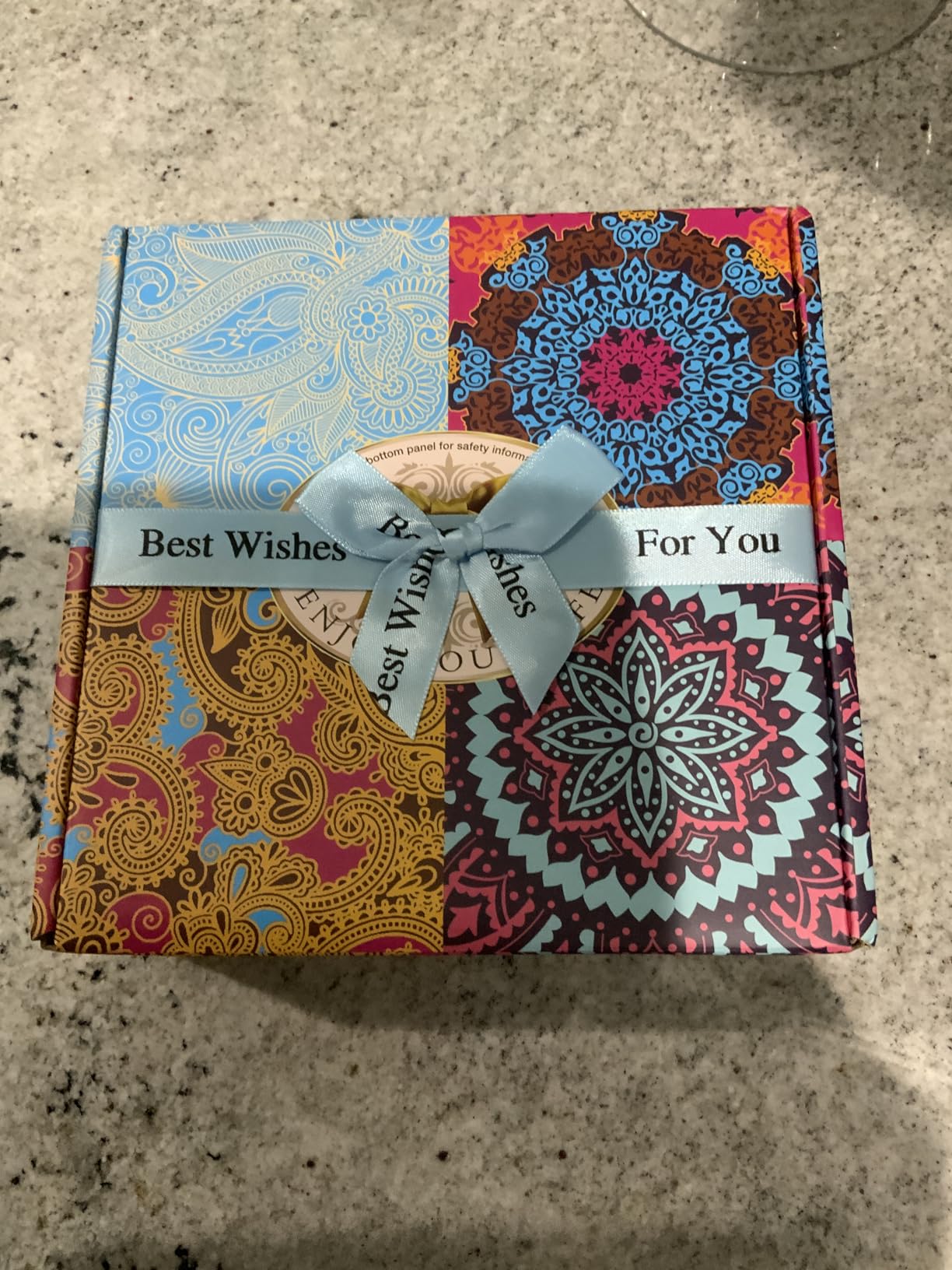 Candles Gift Set for Women, 4 Pack Scented Candles with 8% Essential Oils, 120H Long Lasting Aromatherapy Candles for Home Relaxation customer photo 2