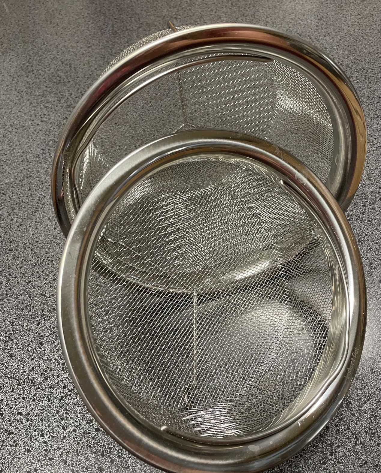 Instant Pot Official Mesh Steamer Basket Set, Stainless Steel, Dual-Purpose Steamer & Strainer, Easy-Lift Handle, Dishwasher Safe, Rust-Resistant, Essential Accessory for Healthy Cooking customer photo 1