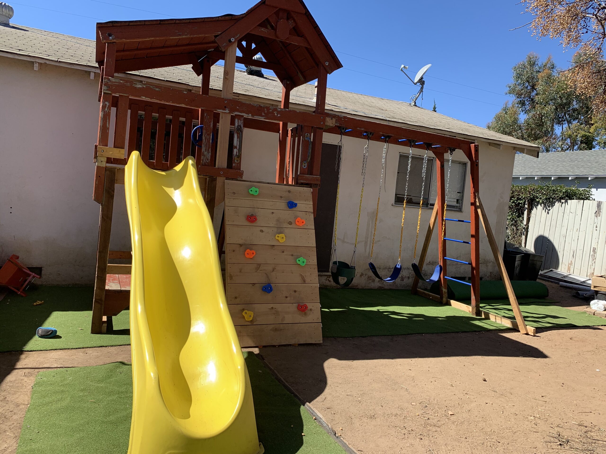C CRYSTAL LEMON Rock Climbing Holds for Kids, Colorful Textured Rock Wall Climbing Rocks for Playground Indoor Outdoor Playset, Installation Hardware Included customer photo 2
