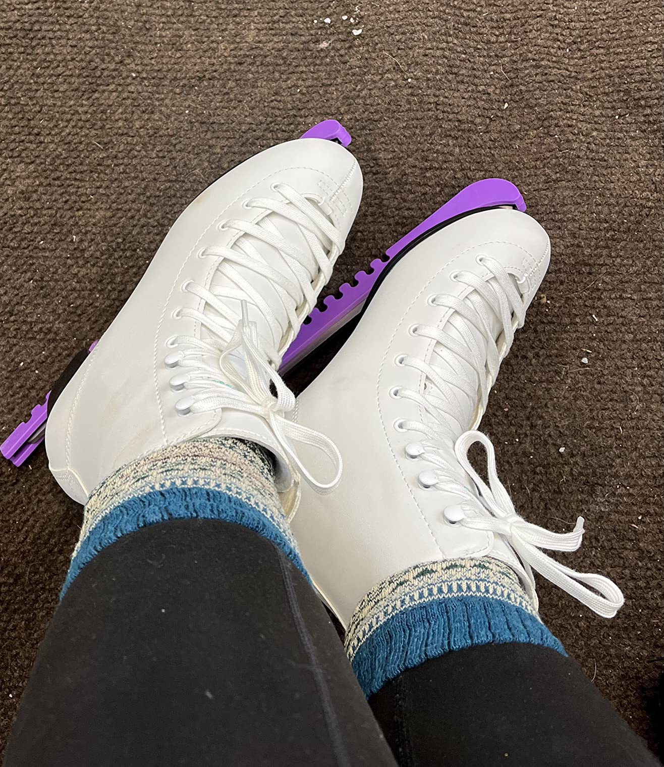 5th Element Grace Ice Skates for Women - Comfortable Figure Skates with Velvety Soft Tricot/Fleece-Lining - Stylish Women's Ice Skating Shoes customer photo 2