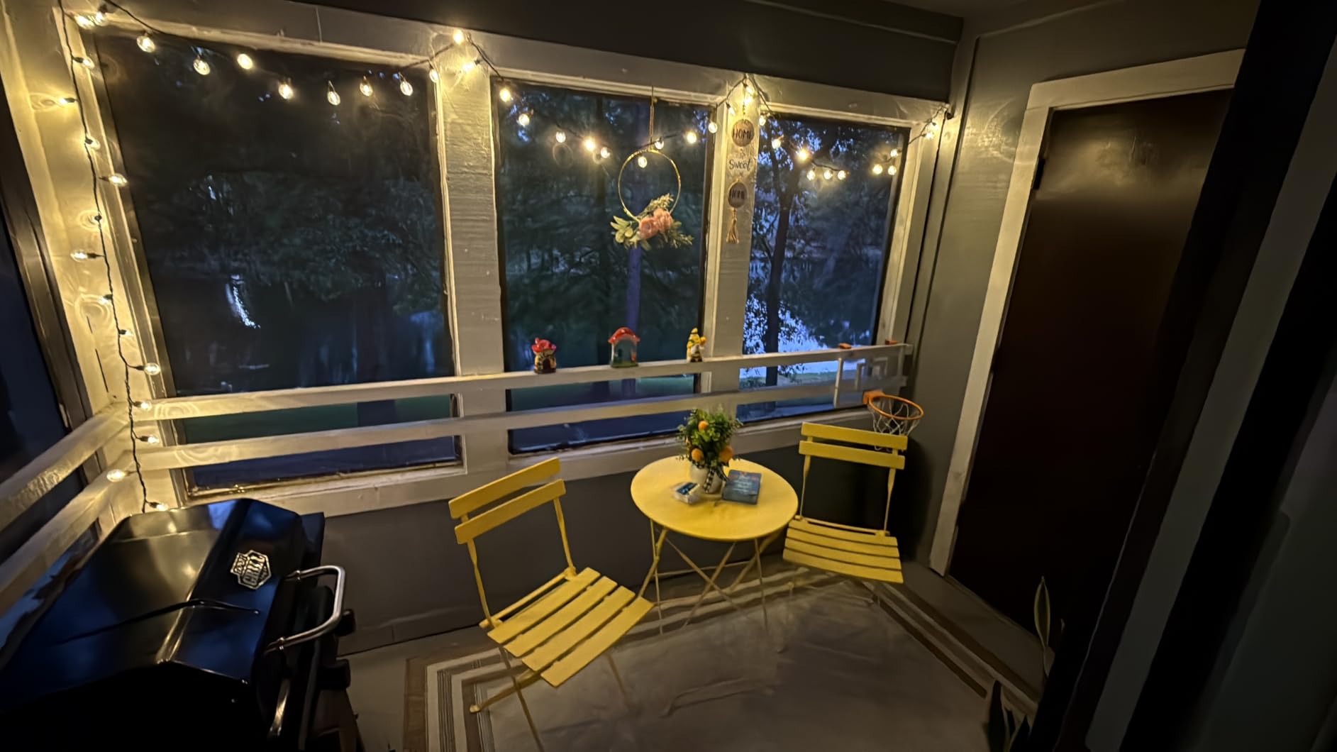 Grand patio 3-Piece Folding Bistro Set, 2 Chairs and 1 Table, Weather-Resistant Outdoor/Indoor Conversation Set for Patio, Yard, Garden customer photo 2