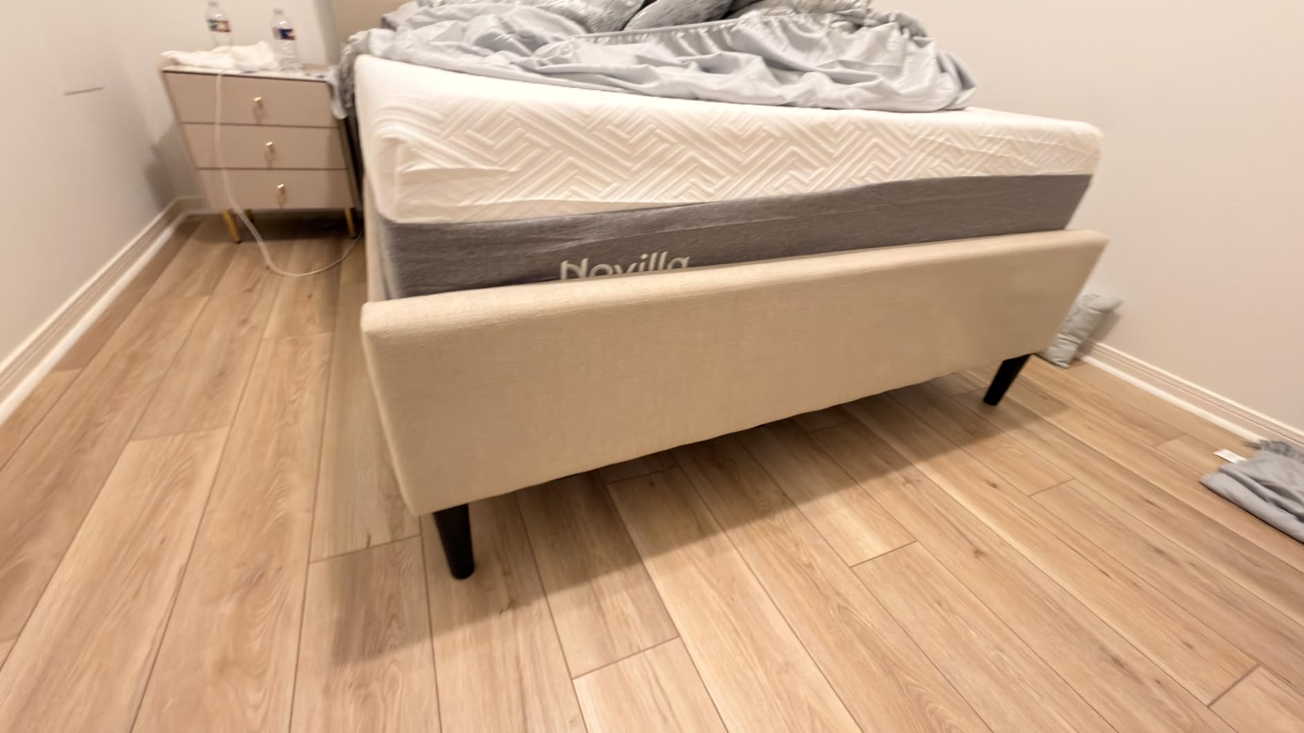 Novilla King Size Mattress, 12 Inch Gel Memory Foam King Mattress for Cool Night & Pressure Relief, Medium Plush Feel with Motion Isolating, Bliss customer photo 2