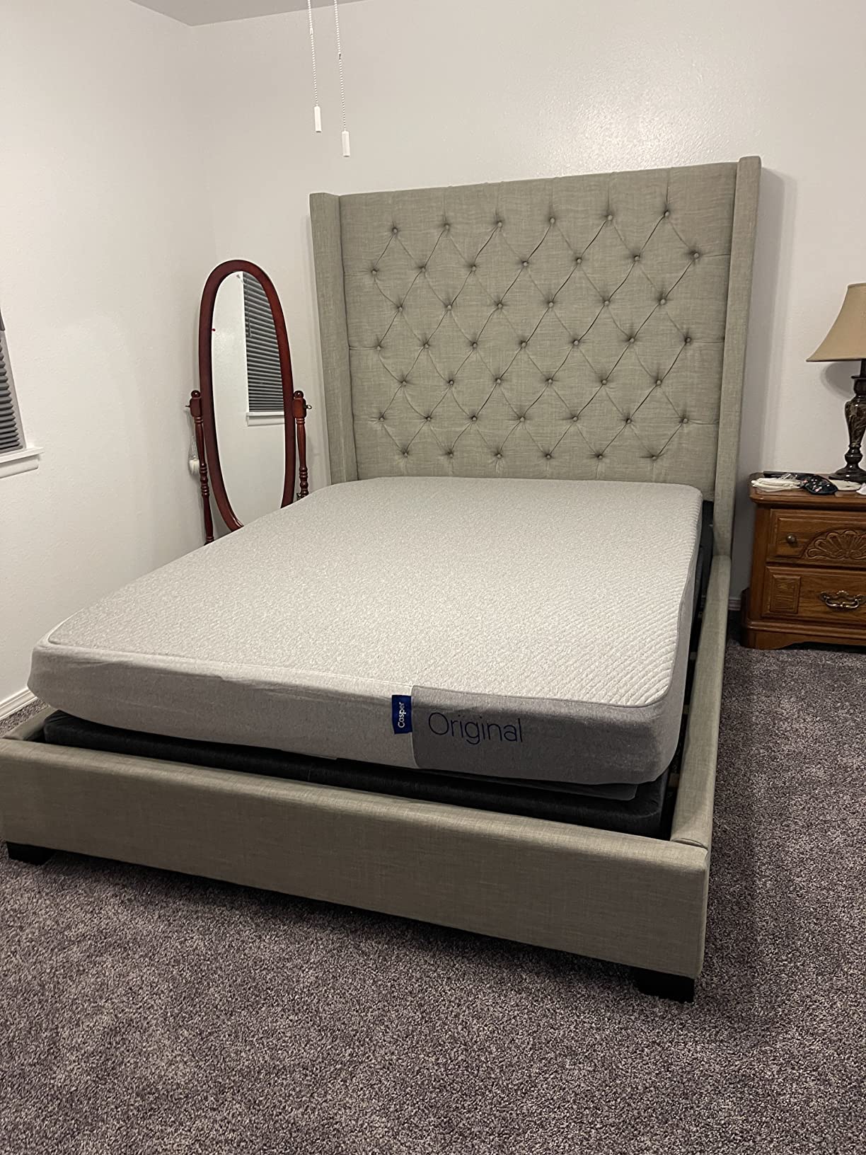 DreamCloud Sleep Original Foam Queen Mattress - Medium Firm Feel with Zoned Support - Motion Isolation - Breathable, Cooling Memory Foam - 100-Night Trial - CertiPUR-US customer photo 1