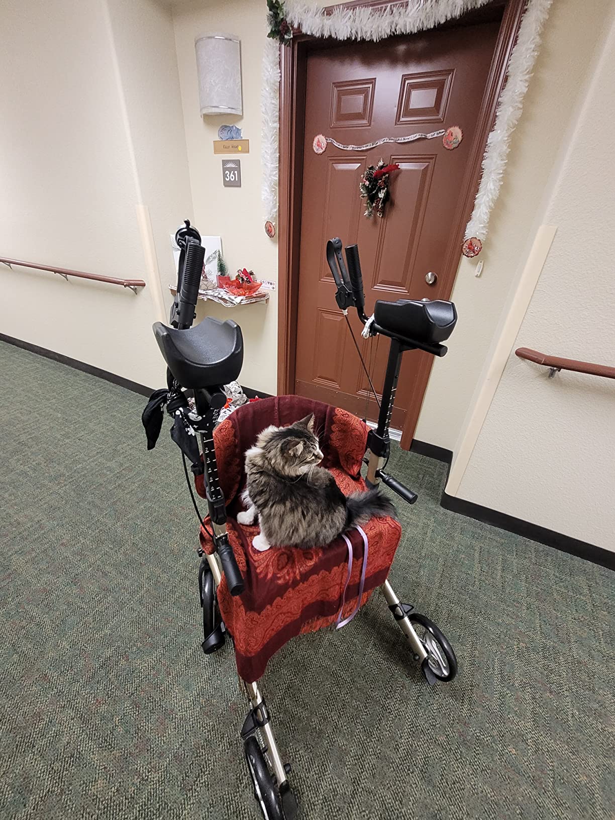 ELENKER Upright Walker, Stand Up Folding Rollator Walker with 10