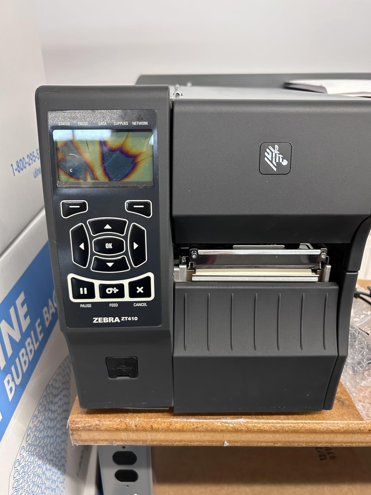 Zebra ZT410 Barcode Label Printer | Thermal Transfer & Direct | Industrial, 4-Inch, 203dpi, USB and Ethernet Interfaces, Power Cable (Renewed) customer photo 2