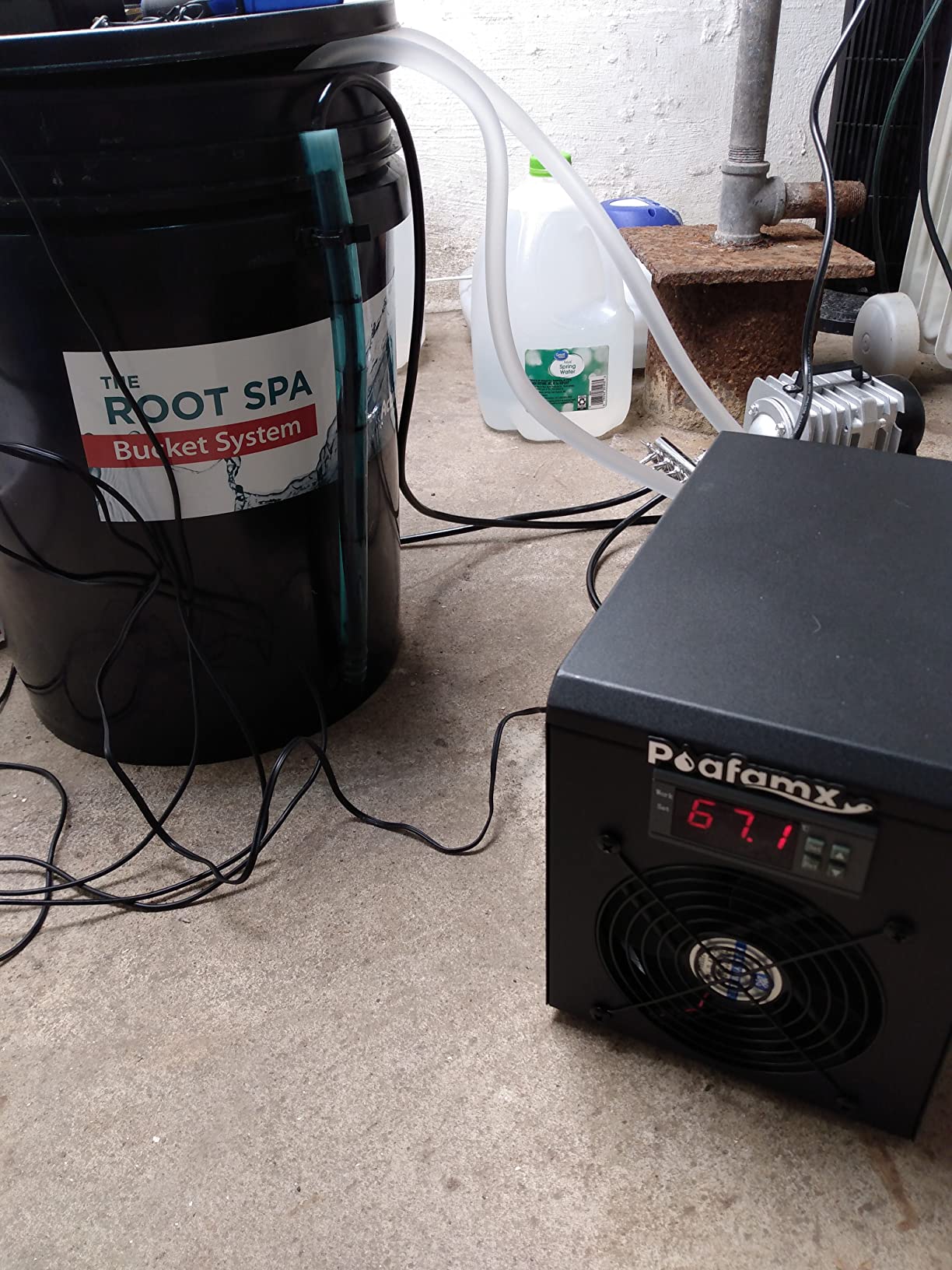 Poafamx 16gal Aquarium Chiller 60L Fish Tank Cooler Unit ℉ Quiet for Home Fish Shrimp Breeding Aquaculture customer photo 1
