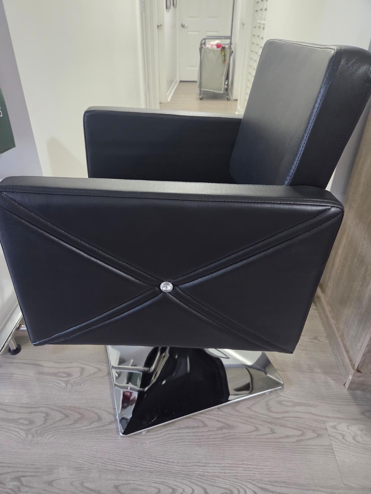 Artist hand Salon Chair for Hair Stylist with Heavy Duty Hydraulic Pump 360 Degrees Rolling Swivel Spa Beauty Equipment Max Load Weight 330 Lbs customer photo 2