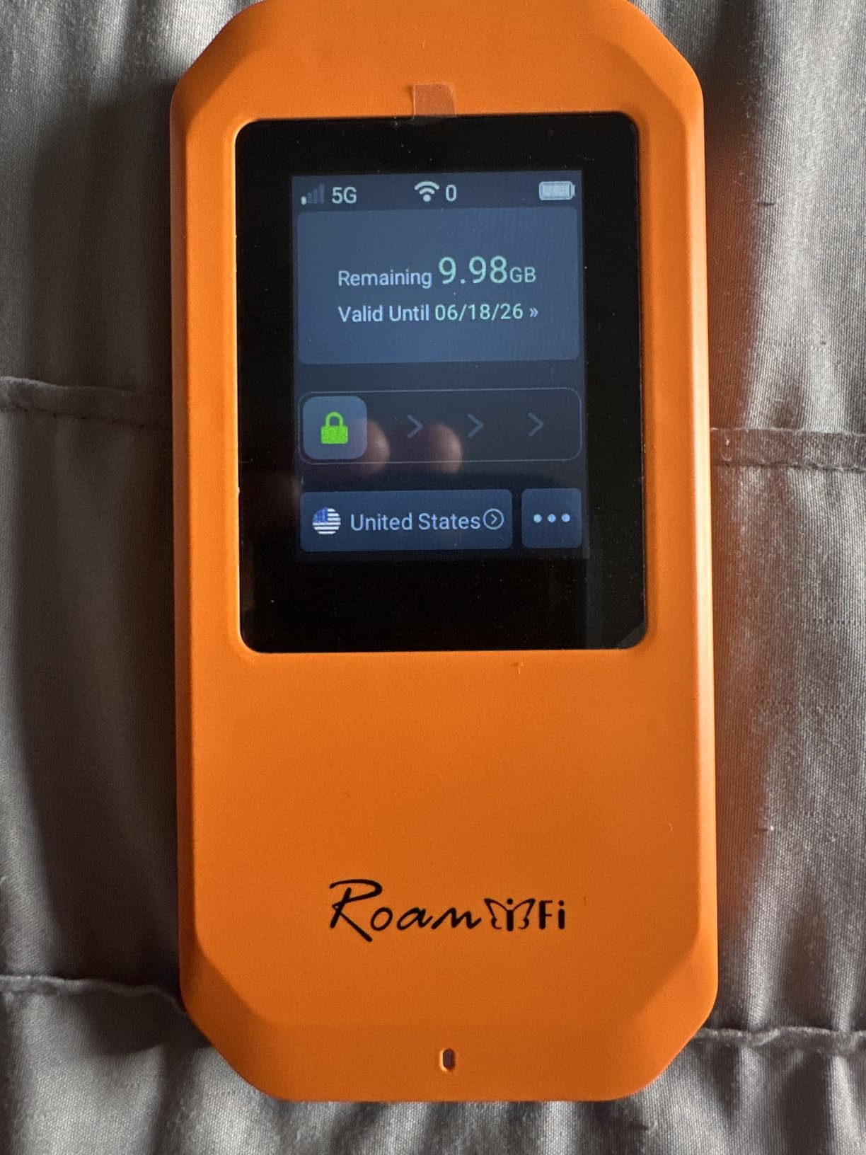 RoamWiFi 4G LTE WiFi Hotspot Router, Portable Mobile Hotspot Device for International Travel, Pocket WiFi No SIM Card Needed, Connect 10 Devices, 10GB Local Data Included, 170+ Countries Coverage customer photo 1