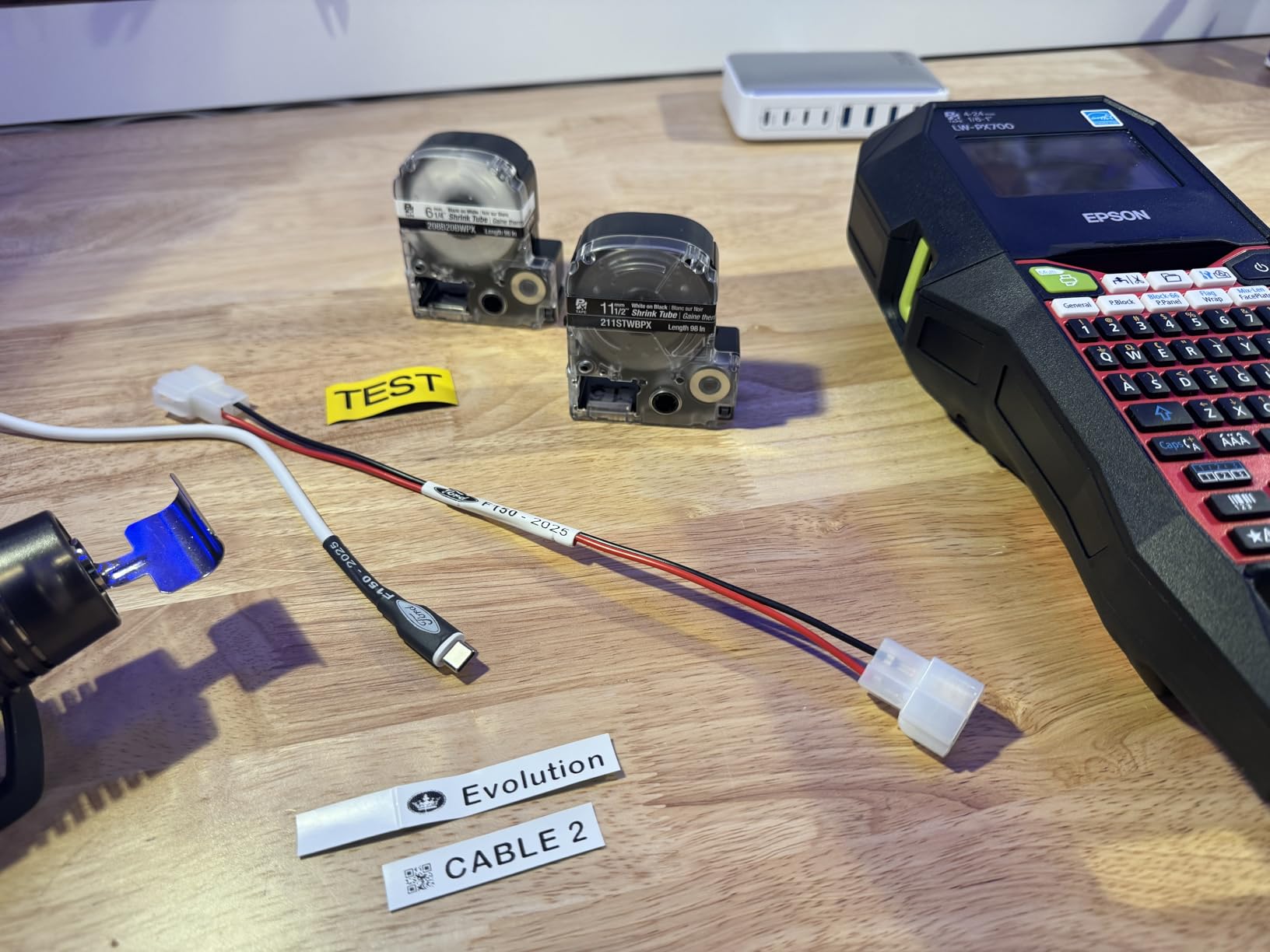 Epson LW-PX700 Industrial Label Maker Kit - Compatible with Large Variety of Tape Types, Portable Handheld Label Printer customer photo 1