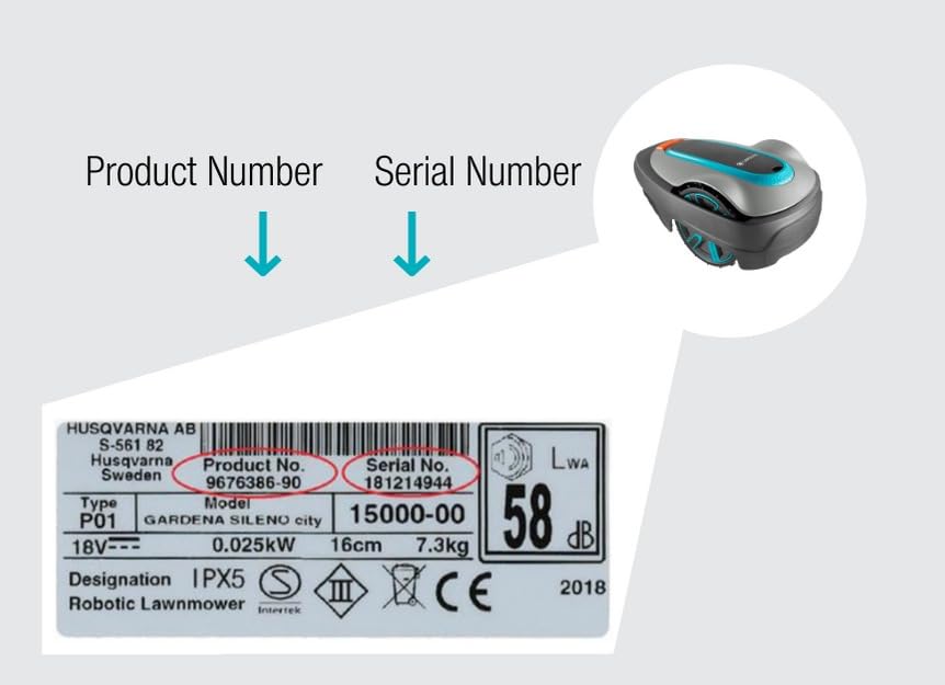 GARDENA 15202-20 SILENO Minimo - Automatic Robotic Lawn Mower, with Bluetooth app and Boundary Wire, one of The quietest in its Class, for lawns up to 5400 Sq Ft, Made in Europe, Grey customer photo 1