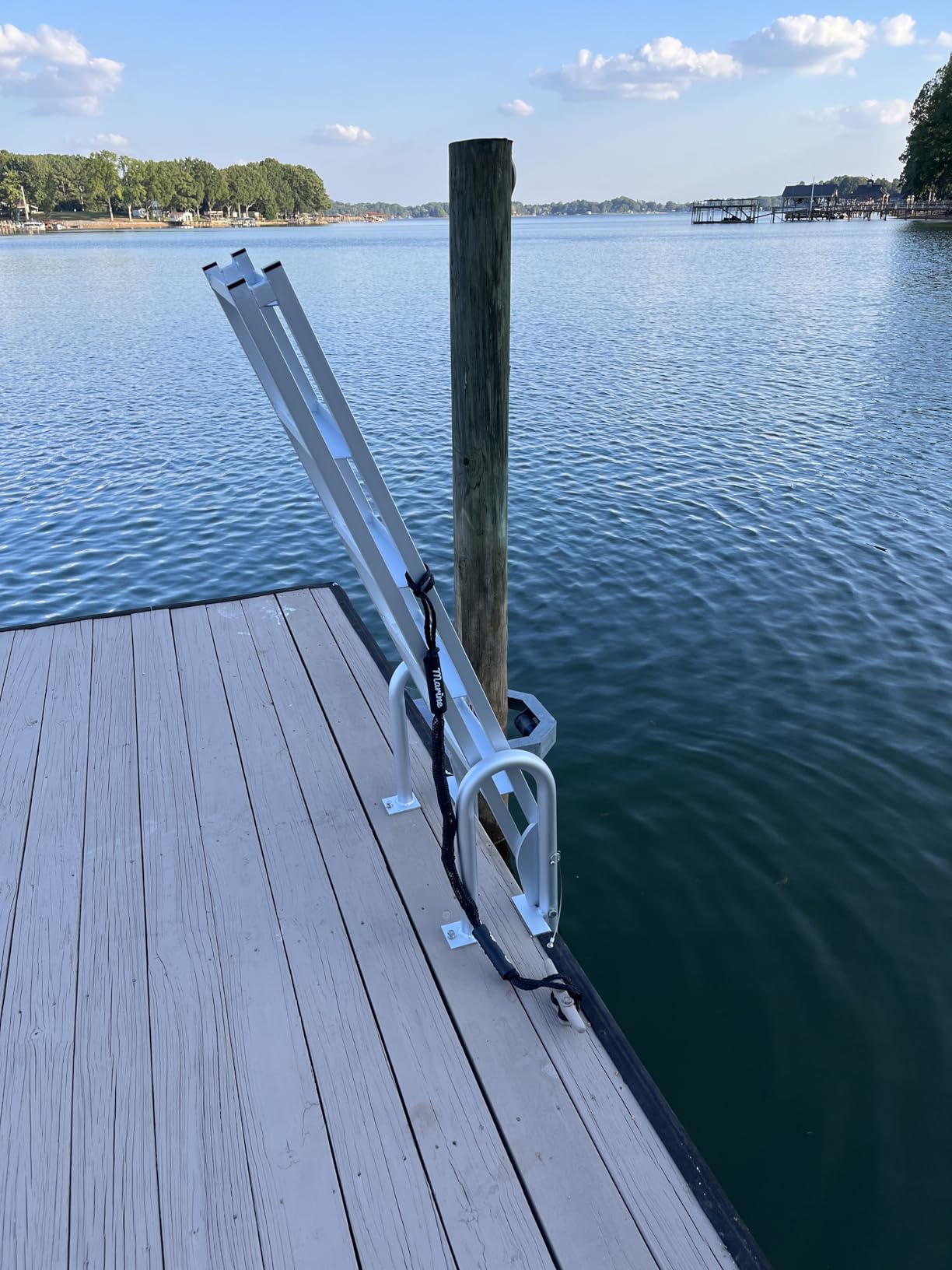 Extreme Max 3005.4239 Slanted Flip-Up Dock Ladder - 5-Step customer photo 1