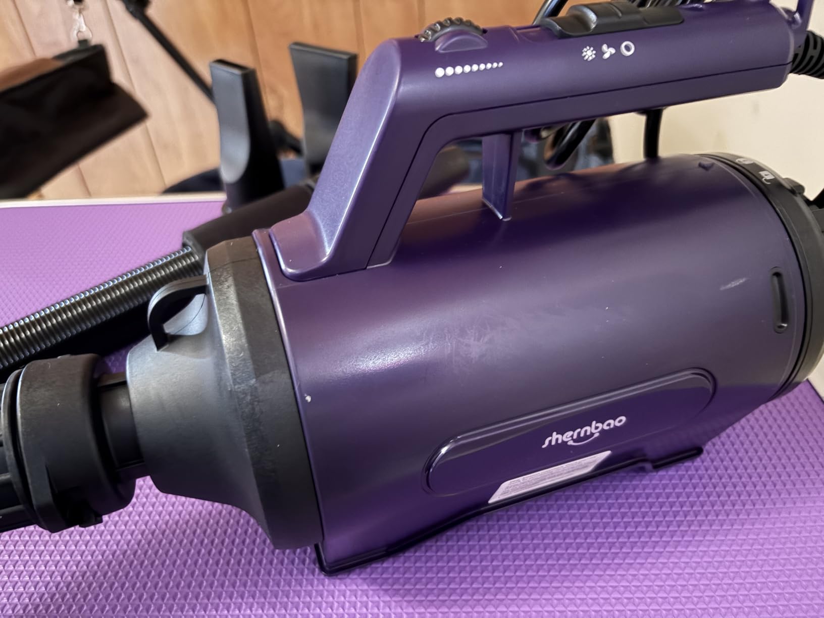 Dog Dryer High Velocity Professional Dog/Pet Grooming Force Hair Dryer/Blower customer photo 1