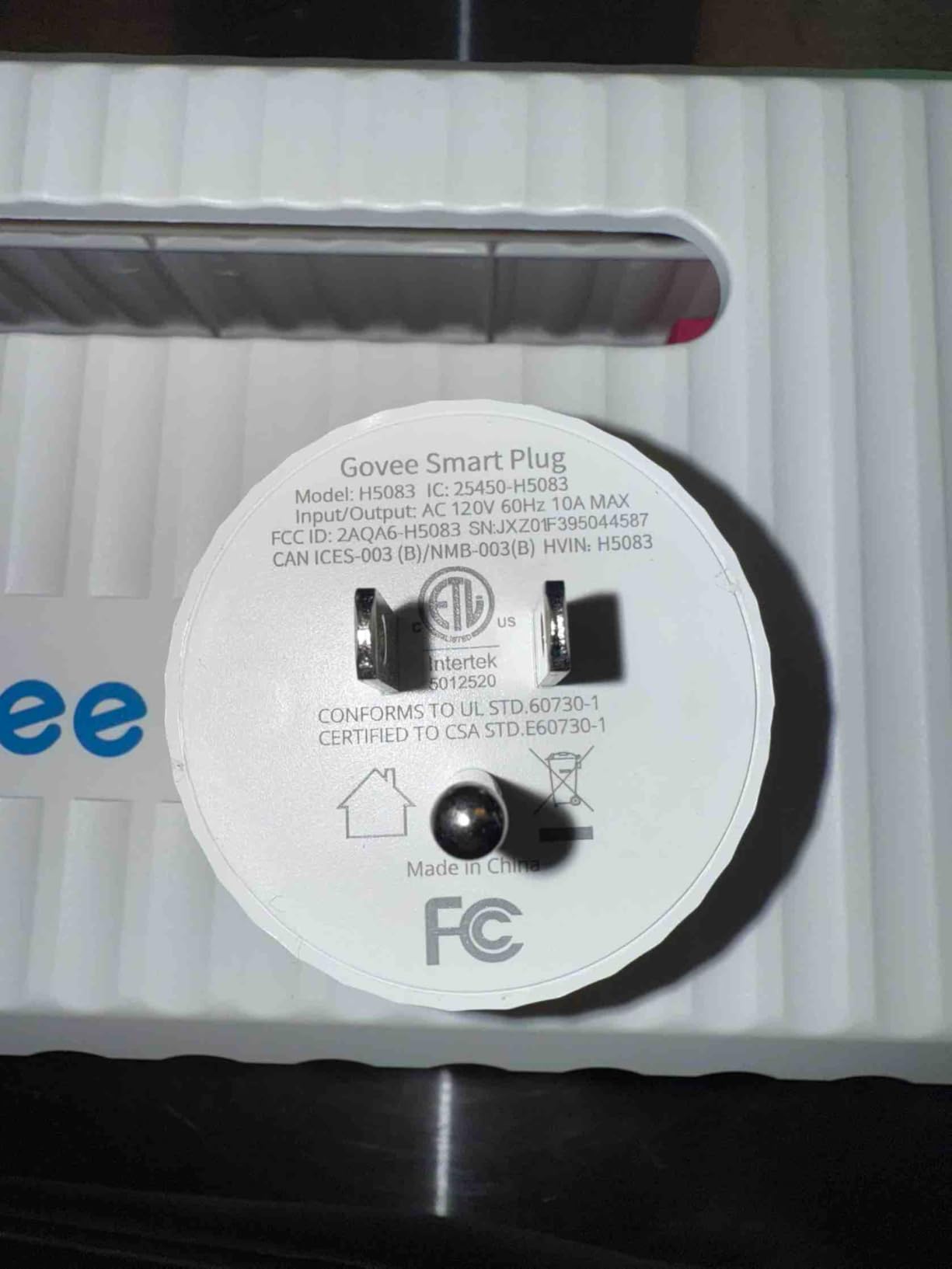 Govee Smart Plug, WiFi Outlet Compatible with Alexa and Google Assistant, Mini Smart Home Plugs with Timer Function & Group Controller, No Hub Required, ETL & FCC Certified, 2.4G WiFi Only (1 Pack) customer photo 2