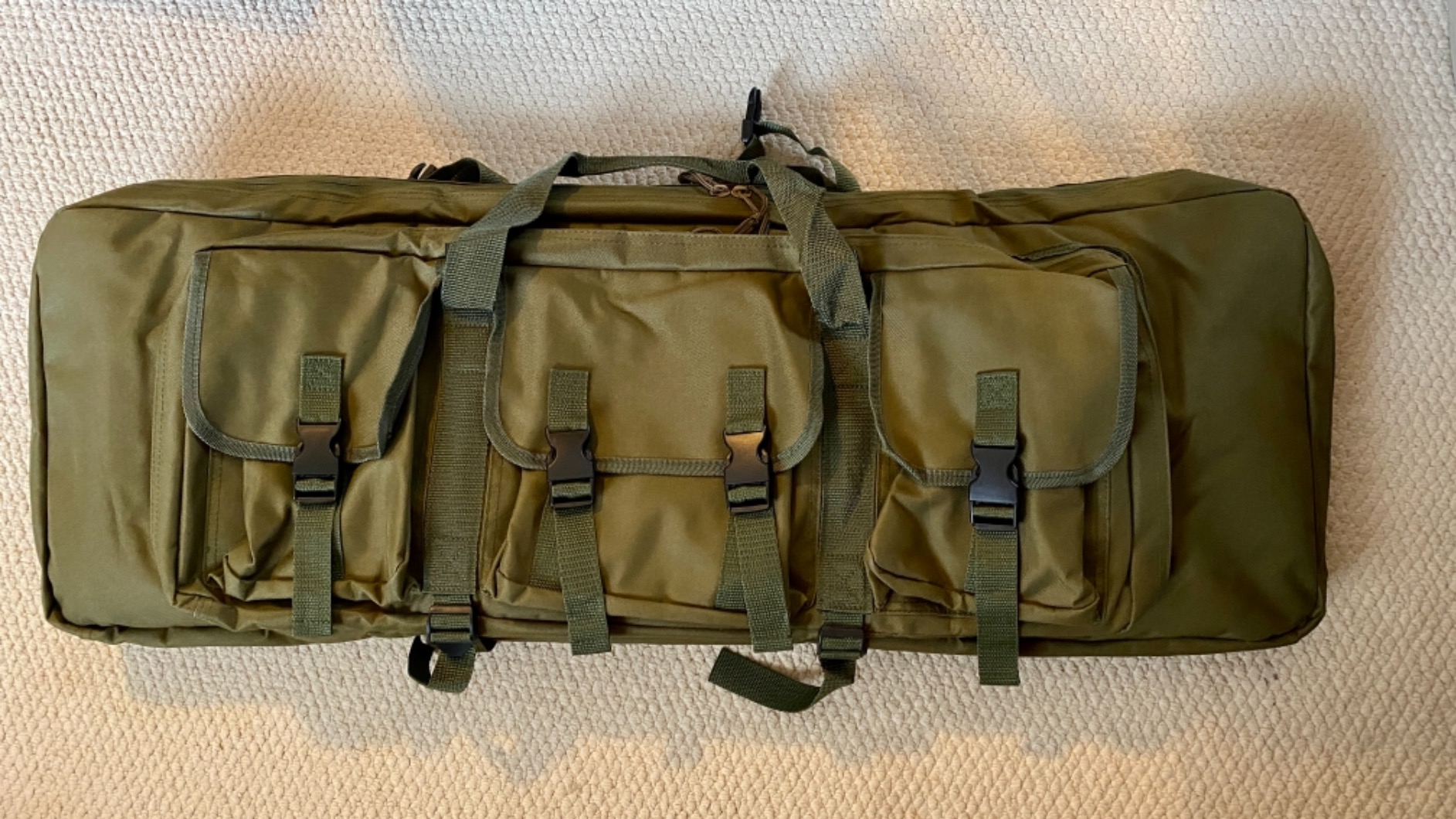 DULCE DOM 32/36/42/48/52 inch Double Rifle Case Soft Gun Bag for Rifles Pistols Storage & Transportation, All Around Shooting Range Tactical Backpack for Hunters Shooters, Gift for Boyfriend, Husband customer photo 1