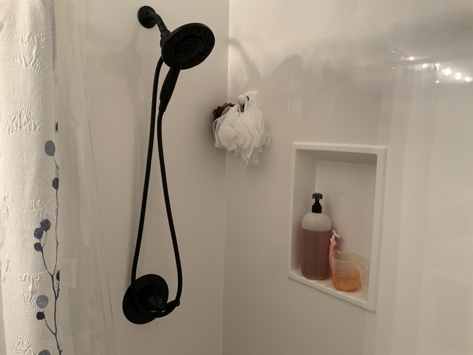 Delta Arvo 14 Series Brushed Nickel Shower Faucet Set with In2ition 2-in-1 Dual Shower Head with HandHeld Spray Combo, Valve Trim Kit, SpotShield Stainless 142840-SP-I (Valve Included) customer photo 2