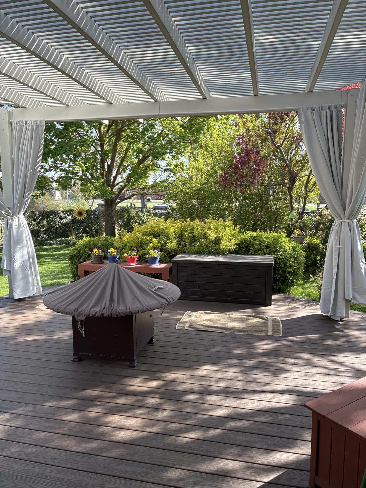 NICETOWN 2 Panels Outdoor Curtains for Patio Waterproof 84