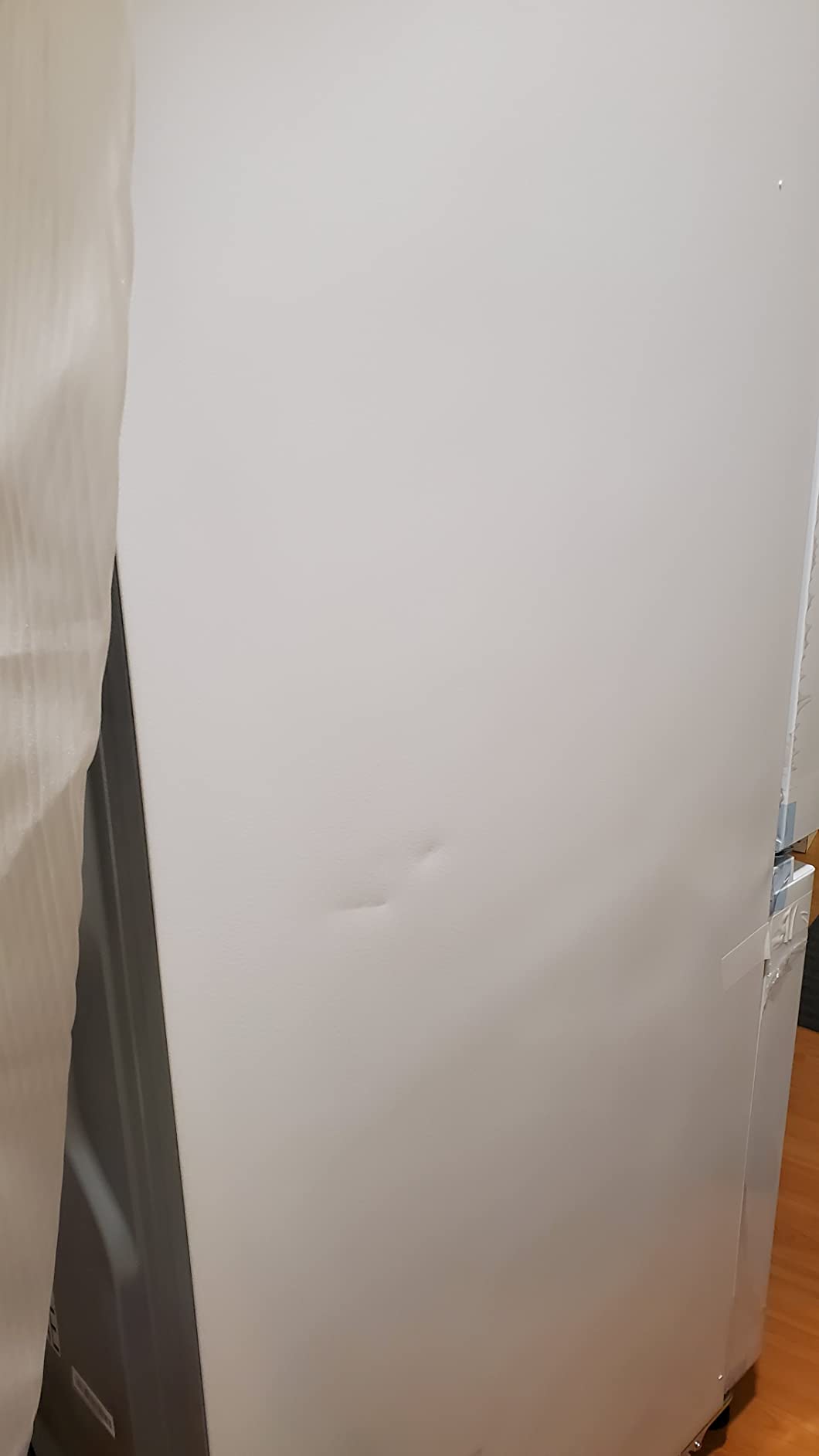 3-Door French Door Refrigerator with Bottom Freezer & Adjustable Thermostat, 16 Cu Ft, White customer photo 2