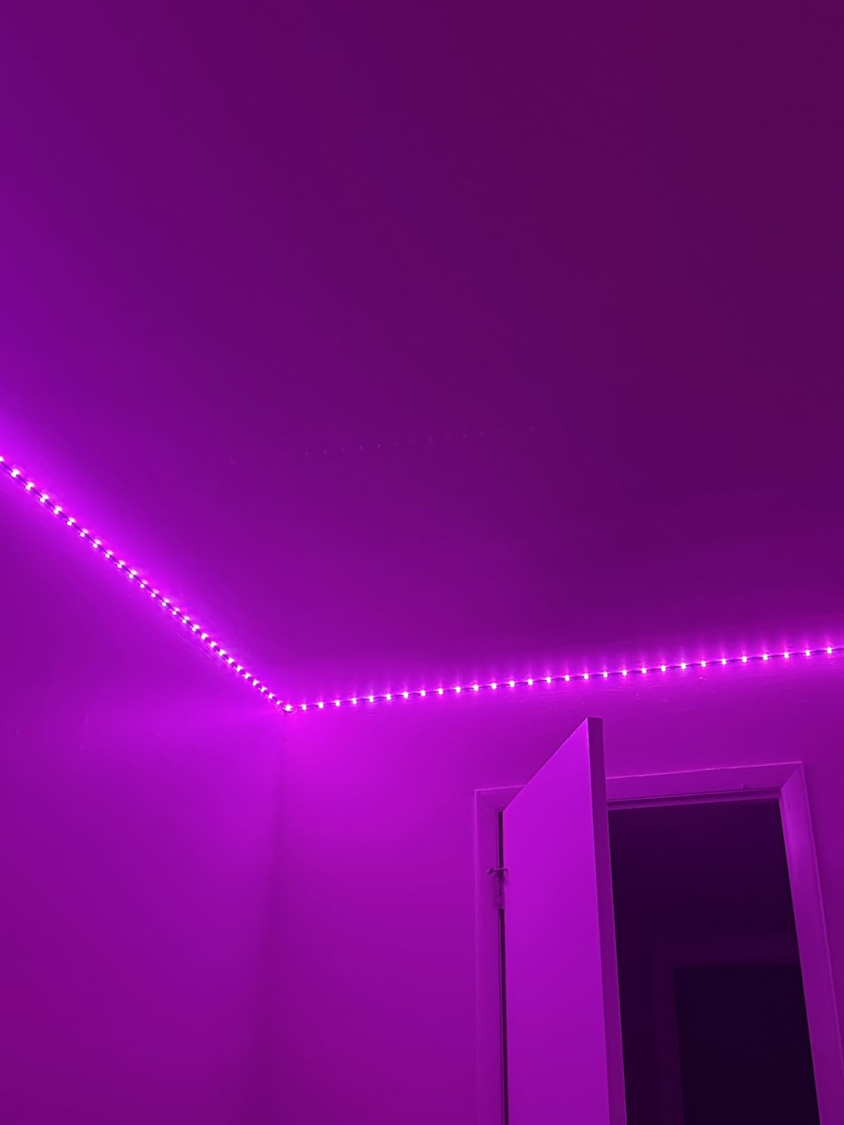 Govee RGBIC Alexa LED Strip Light 32.8ft, Smart WiFi LED Lights Work with Alexa and Google Assistant, Segmented DIY, Music Sync, Color Changing LED Strip Lights for Room, Kitchen, Desk, Holiday customer photo 1
