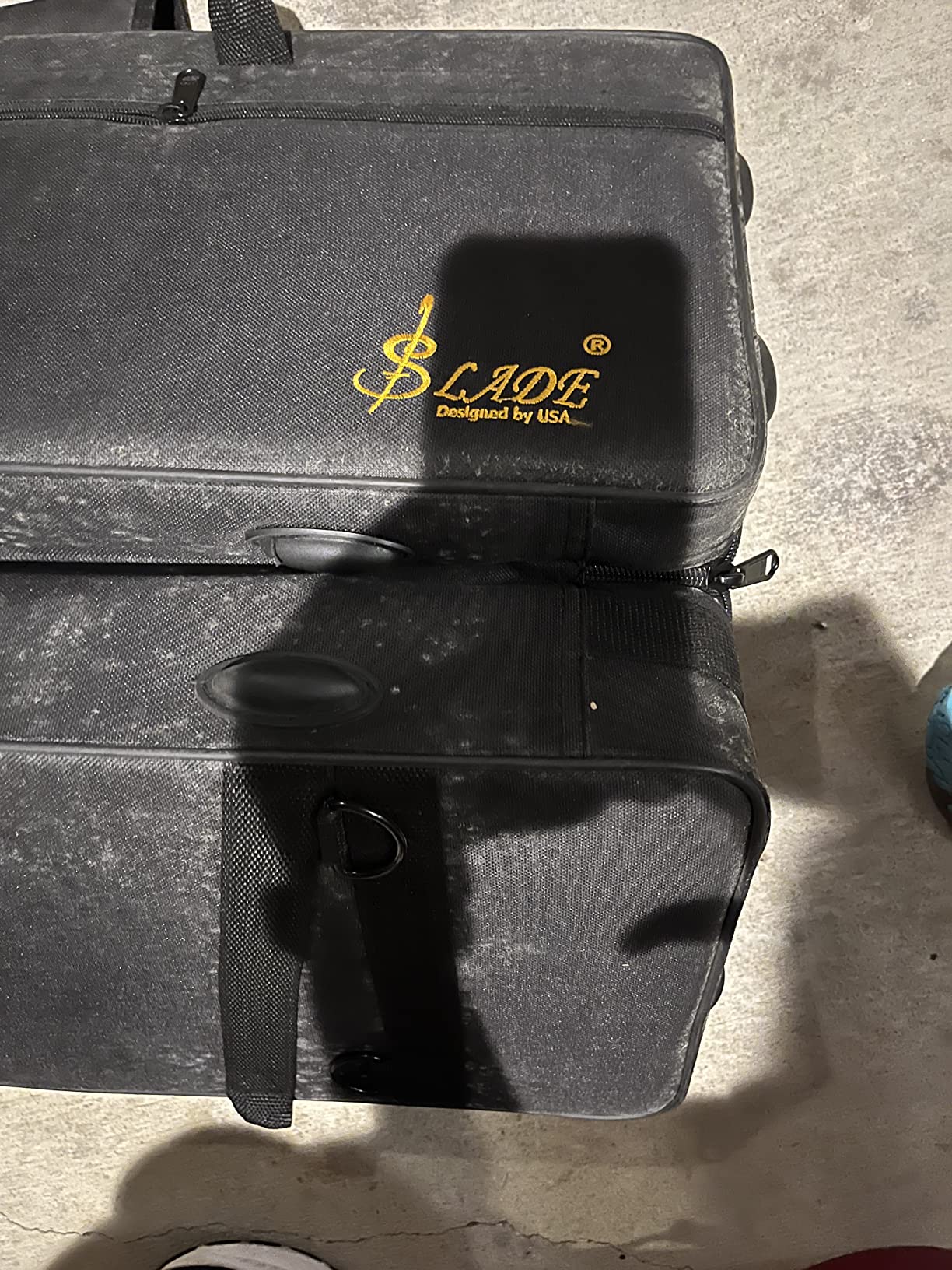 Eb E-flat Alto Saxophone Professional Brass Bend Sax Black Nickel Plating Abalone Shell Keys with Carrying Case Gloves Cleaning Cloth Straps Grease Brush customer photo 2