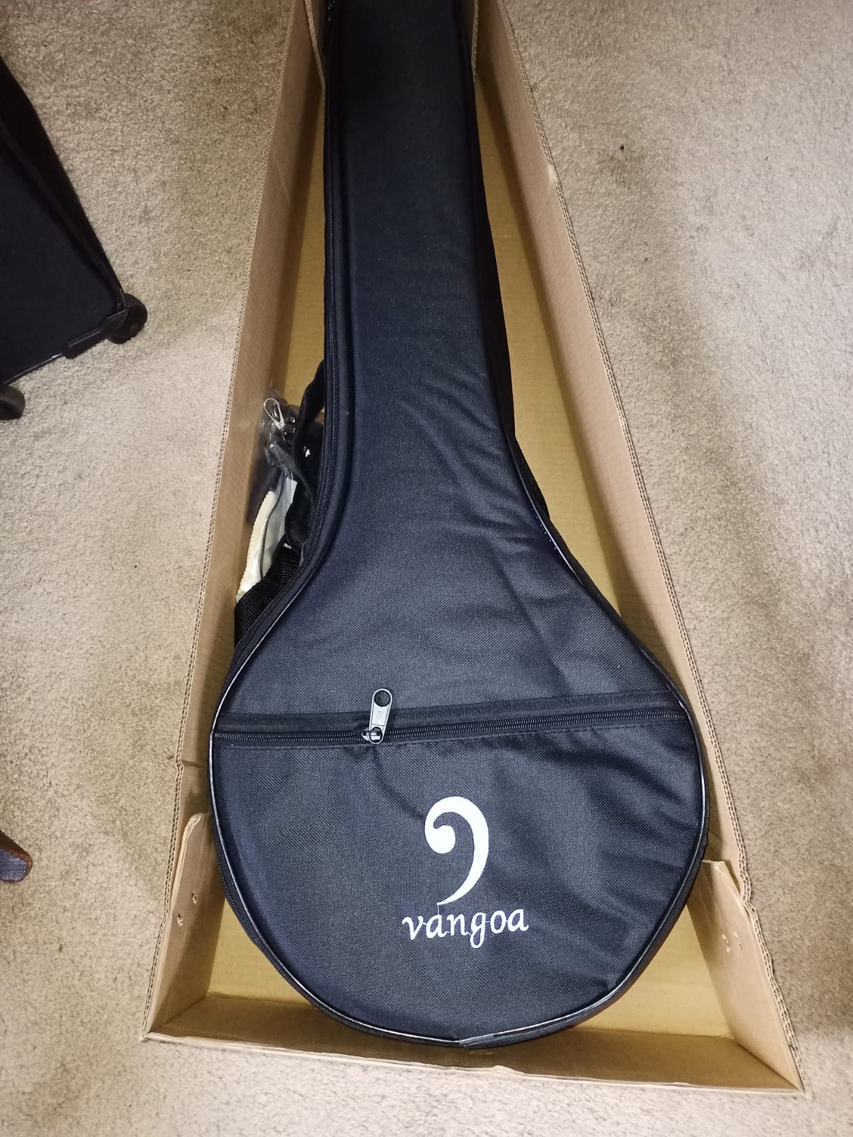 Vangoa Banjo 5 String Beginner Full Size Kit, Remo Head 24 Bracket Open Back Banjo Set with Resonator Starter Kit Gift Choice for Adults Youth Teen Beginner customer photo 1